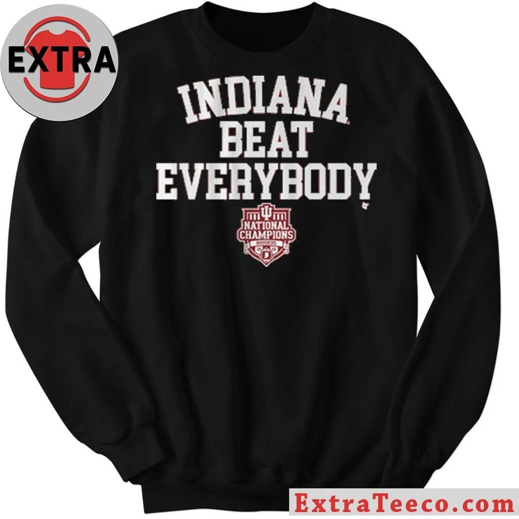 Indiana Football Indiana Beat Everybody 2025 CFP National Champions Shirt
