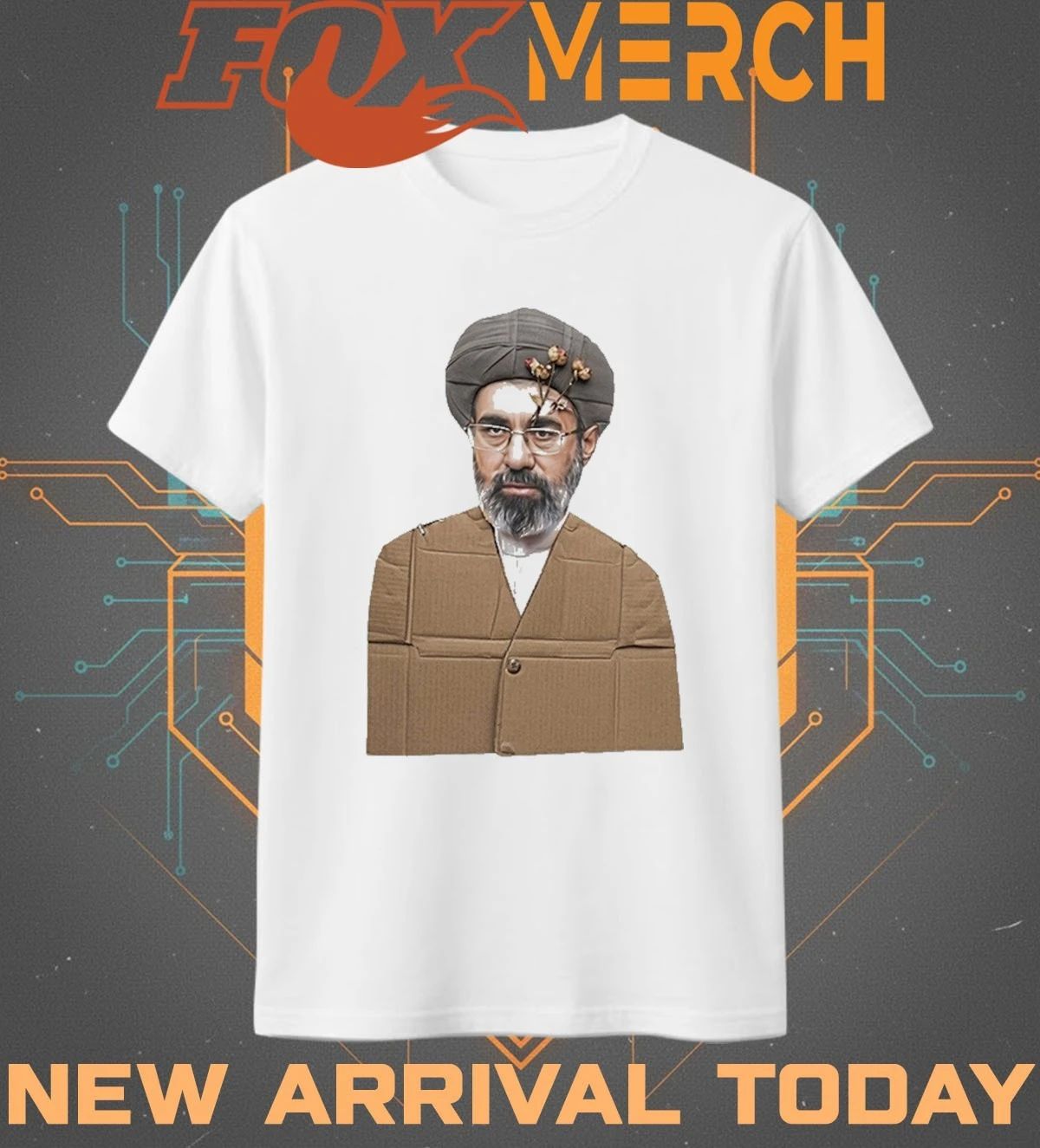 Donald Trump cardboard ayatollah t-shirt