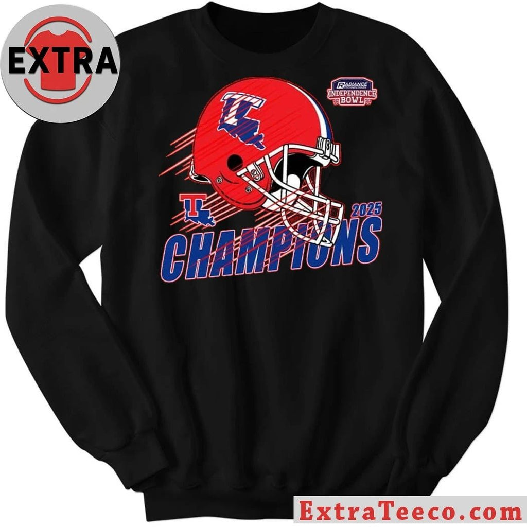 Celebrating the Louisiana Tech Bulldogs’ victory at the 2025 Radiance Technologies Independence Bowl Shirt