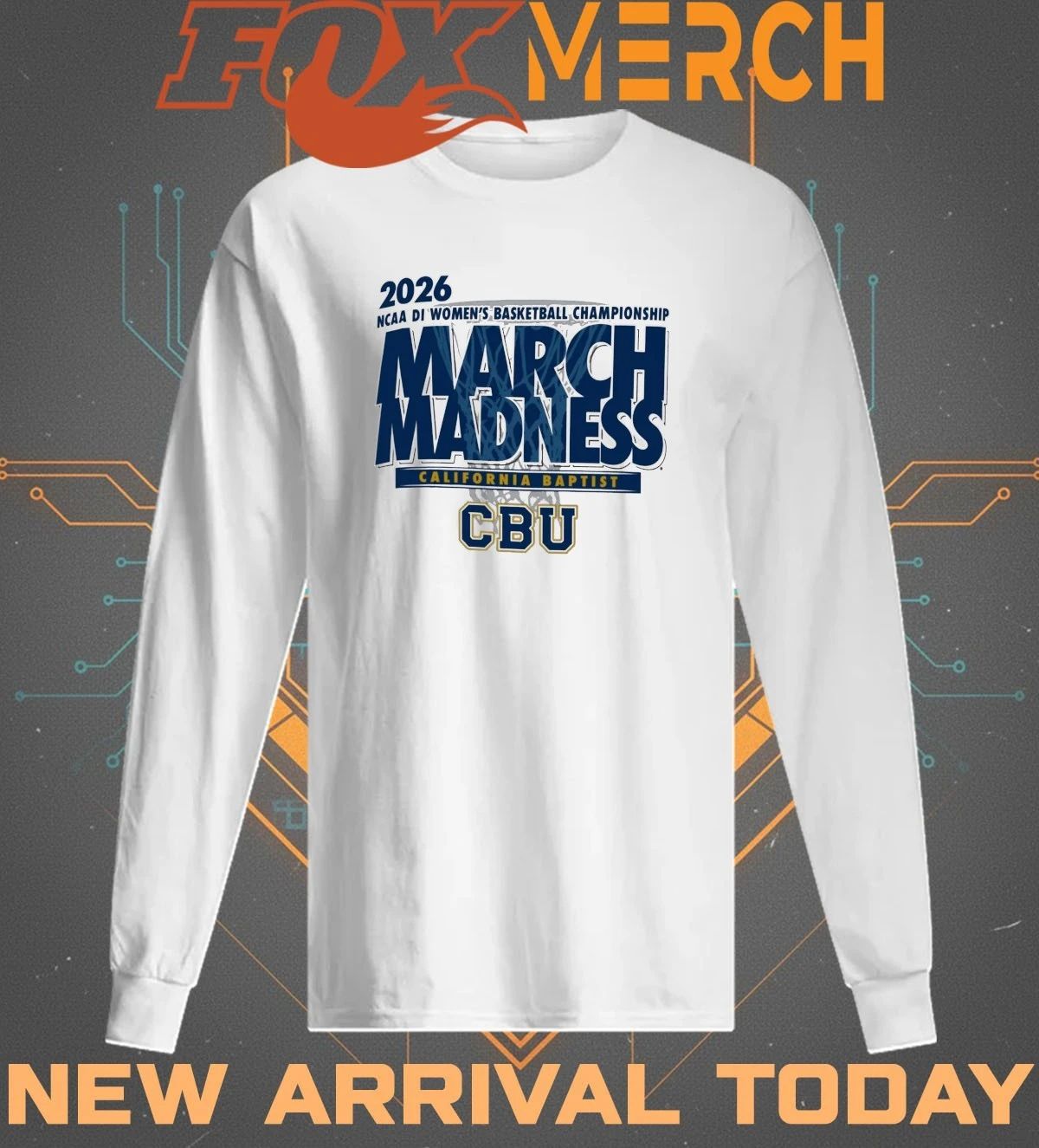 California Baptist Lancers 2026 NCAA DI Women’s Basketball Championship March Madness t-shirt