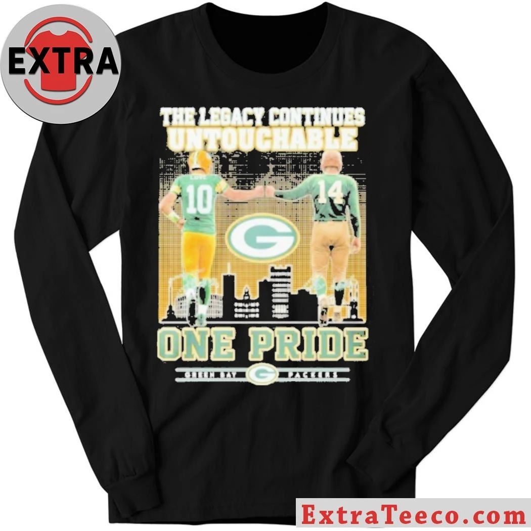 Green Bay Packers The Legacy Continues Untouchable One Pride Logo Shirt