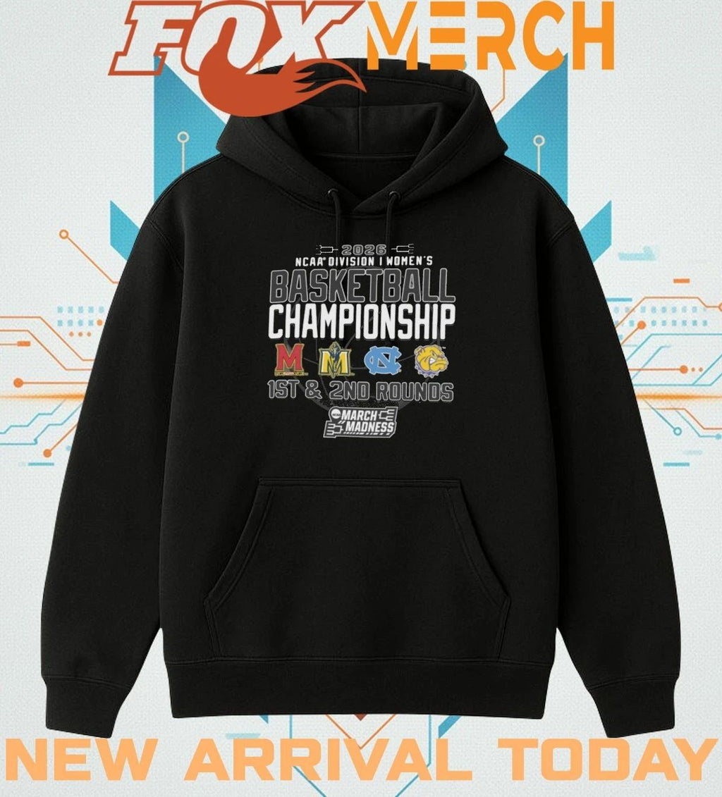 2026 NCAA Division I Women’s Basketball Championship 1st & 2nd Rounds Chapel Hill, NC shirt