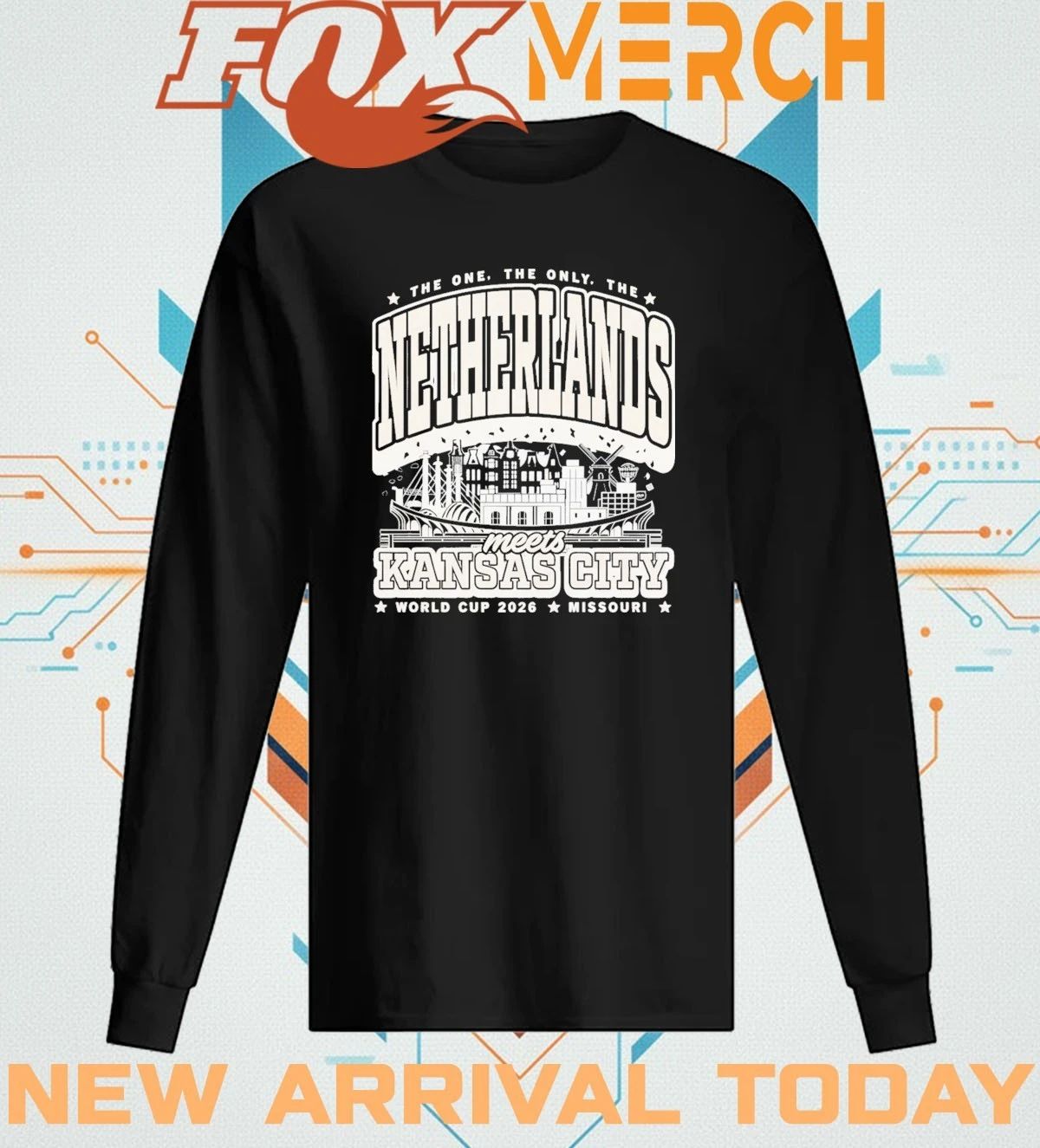 The one the only the Netherlands meets Kansas City World Cup 2026 t-shirt