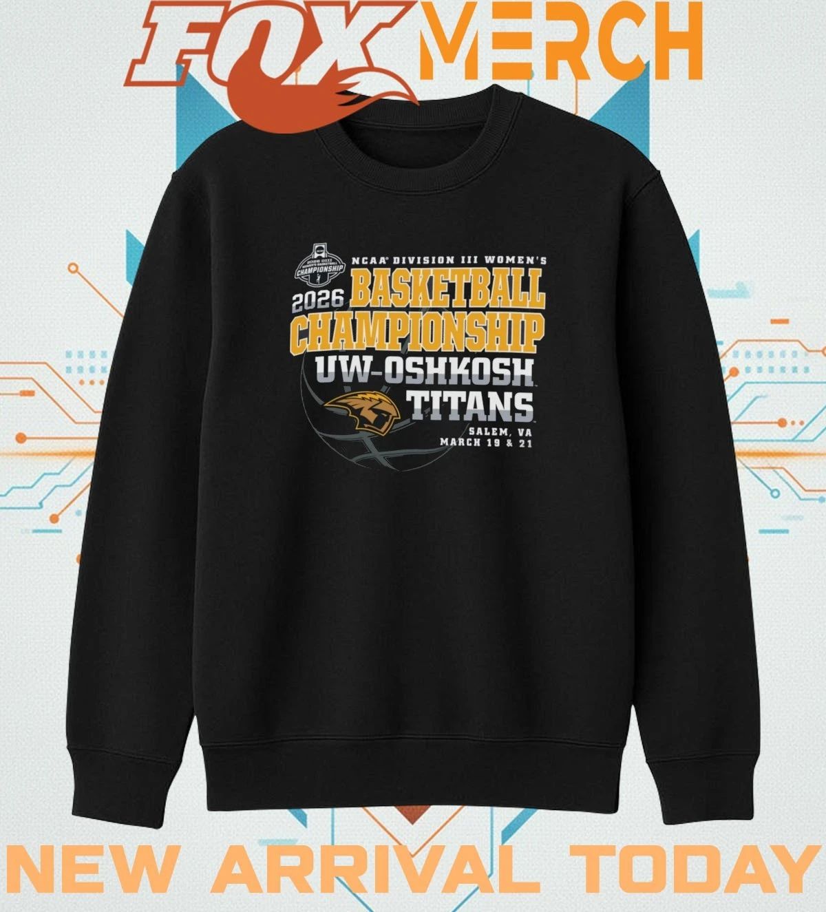 UW-Oshkosh Titans 2026 NCAA Division III Women’s Basketball Championship Salem, VA march 19 & 21 shirt