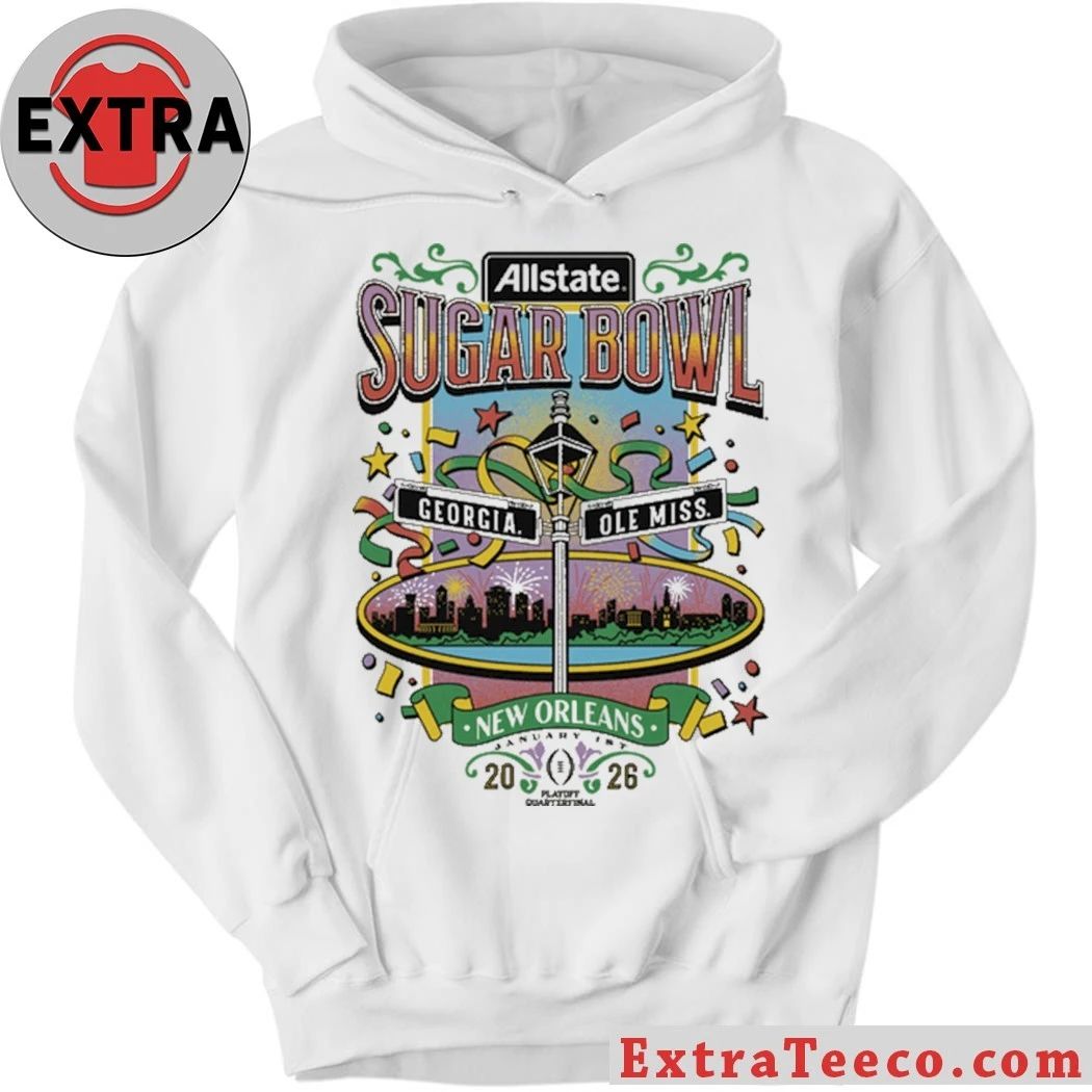 Original The Allstate Sugar Bowl will take place in January 2026 between Georgia and Ole Miss in New Orleans Shirt