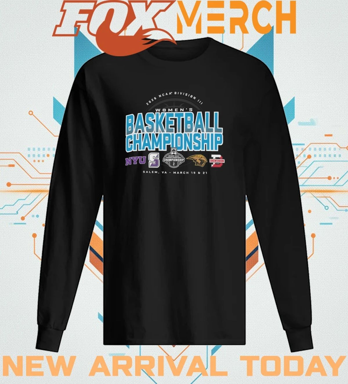 2026 NCAA Division III Women’s Basketball Championship Salem, VA march 19 & 21 shirt