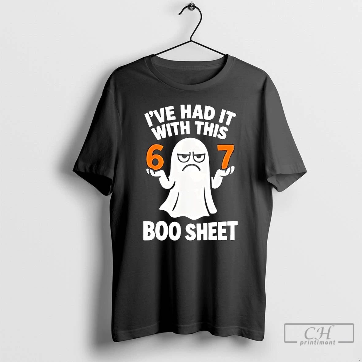 Premium 67 Meme Halloween Costume Funny Boo Sheet Six Seven T Shirts