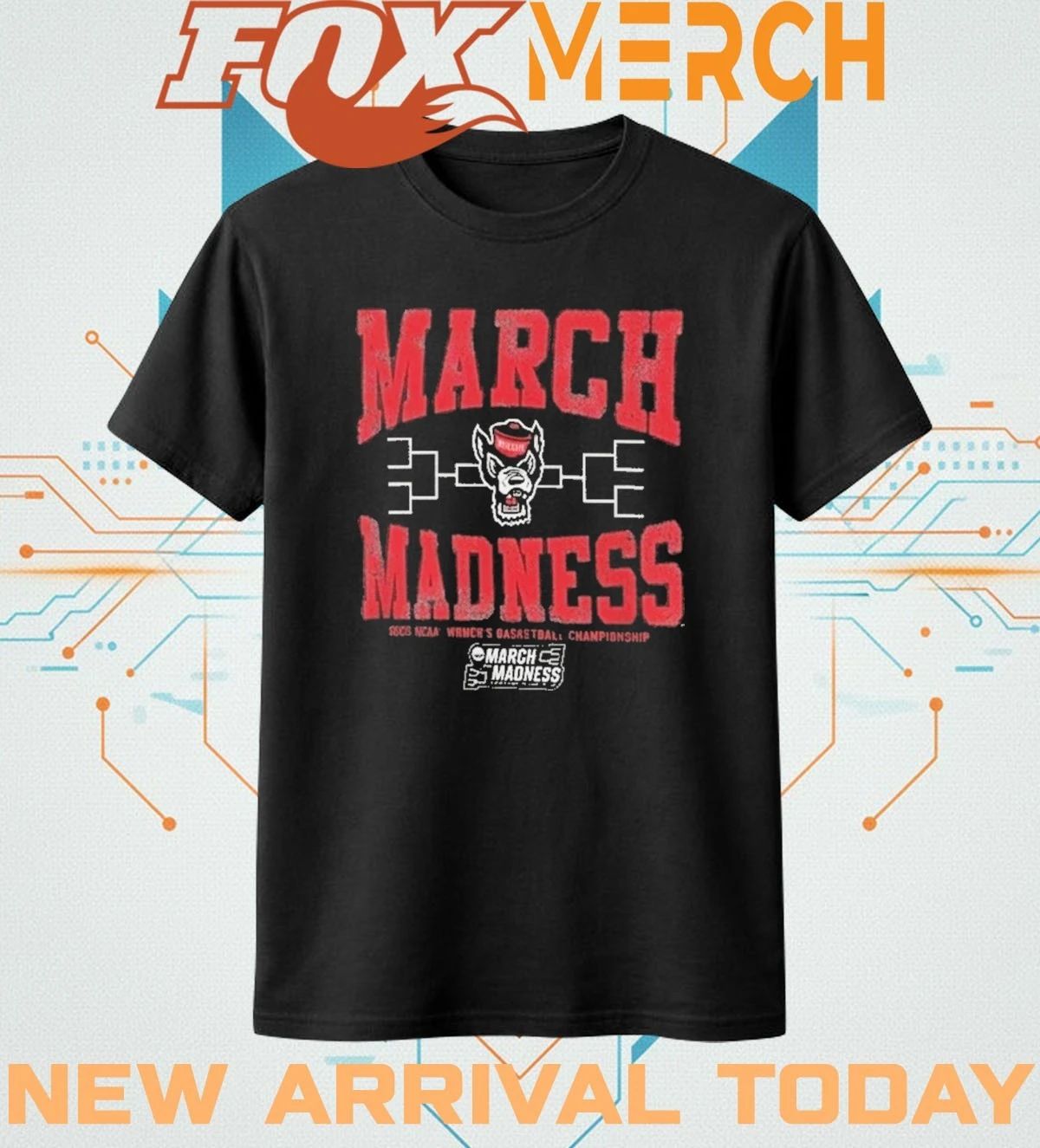 NC State Wolfpack 2026 March Madness NCAA Women’s basketball Championship t-shirt