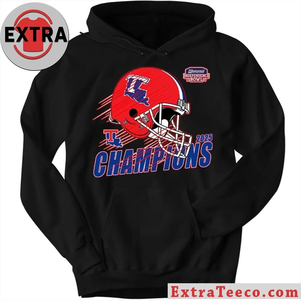 Celebrating the Louisiana Tech Bulldogs’ victory at the 2025 Radiance Technologies Independence Bowl Shirt