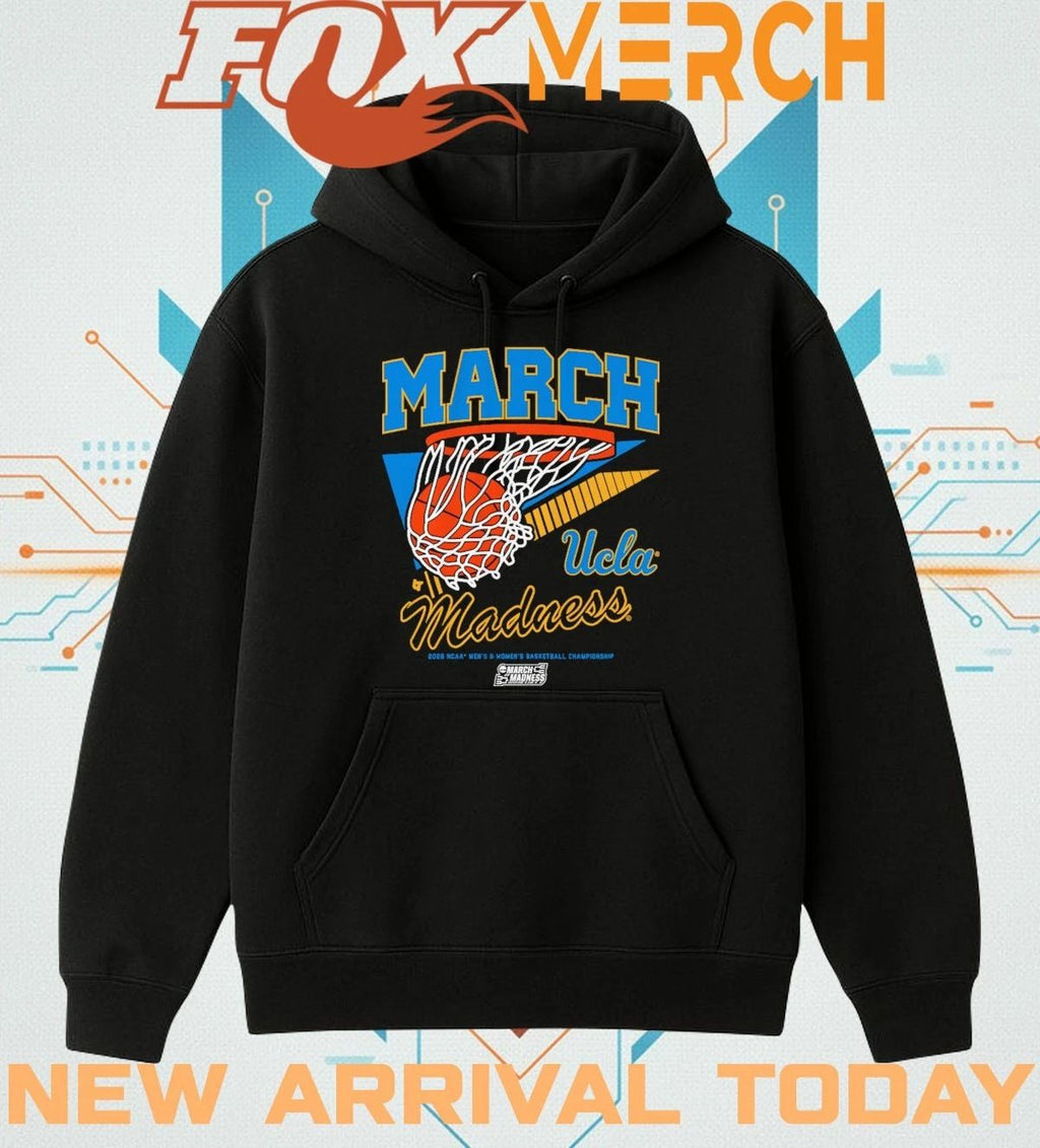 UCLA Bruins MBB & WBB 2026 March Madness Retro Swish t-shirt