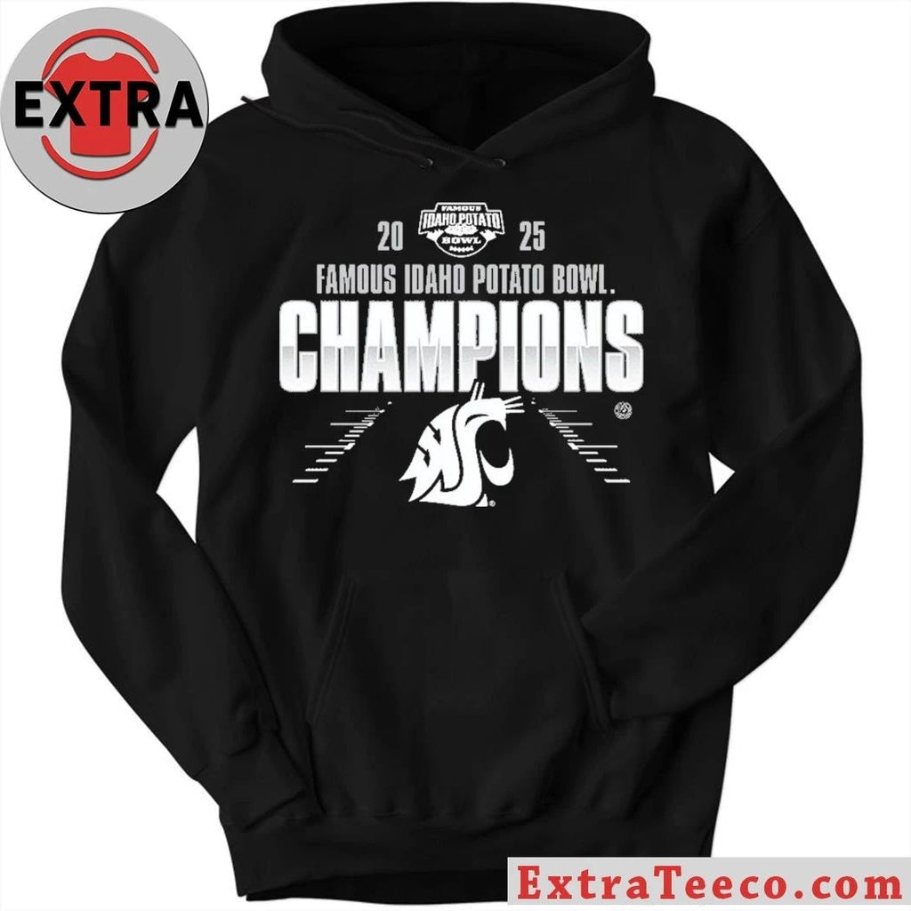 Original Washington State Cougars 2025 Famous Idaho Potato Bowl Champions NCAA Football Logo Shirt
