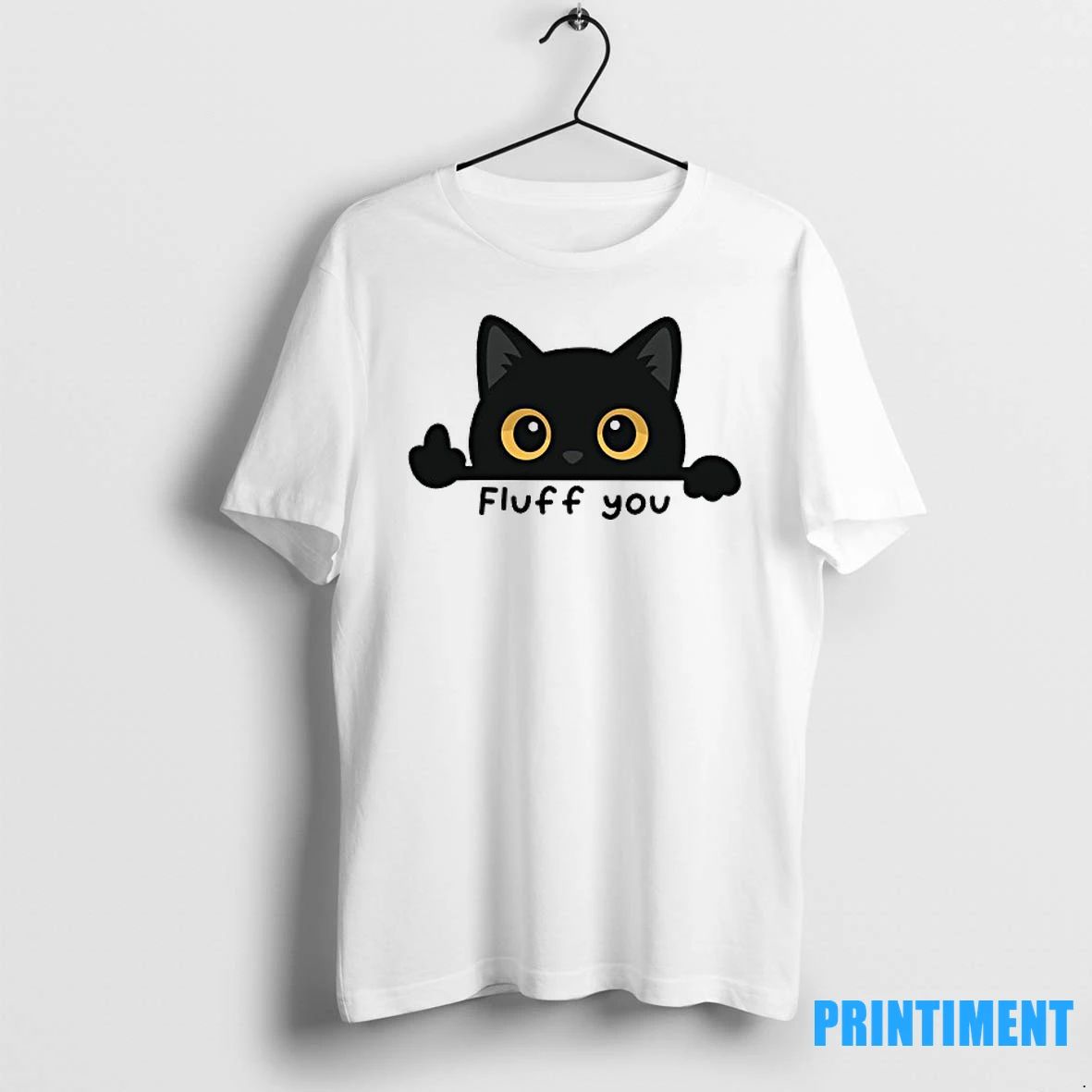 Fluff You A Cat Giving The Middle Toe Tshirts Sweater