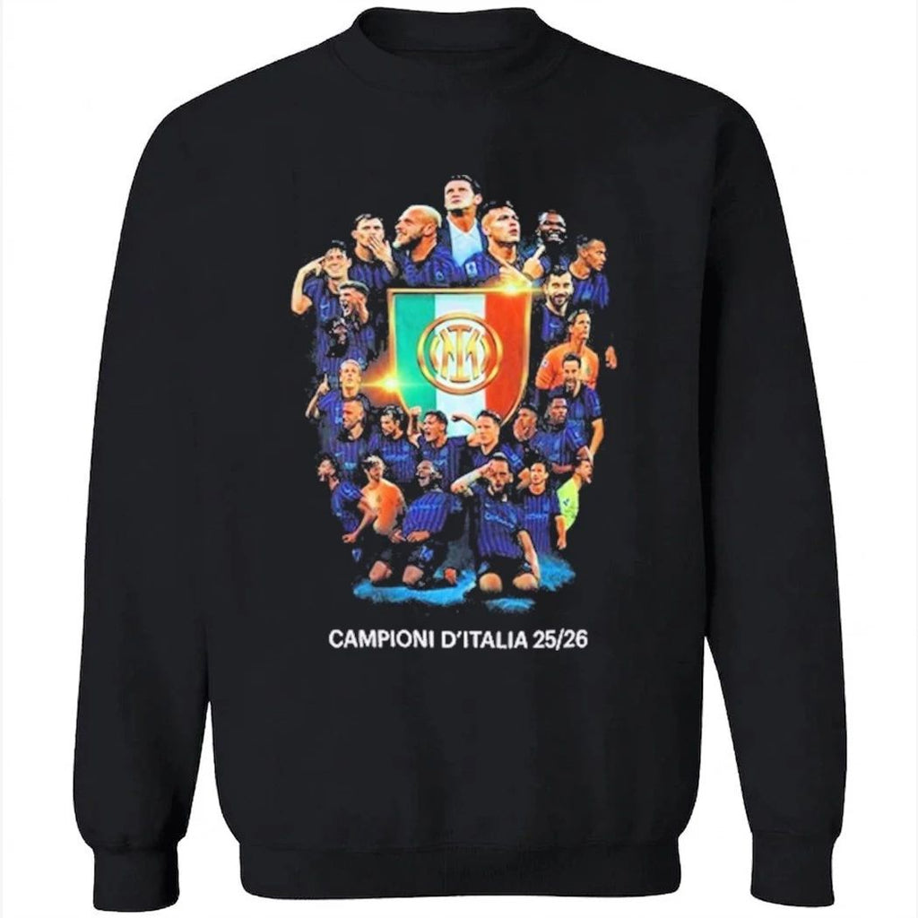 Inter Milan Campioni D’Italia Stagione 2025 2026 Serie A Champions 21th Scudetto Shirt
