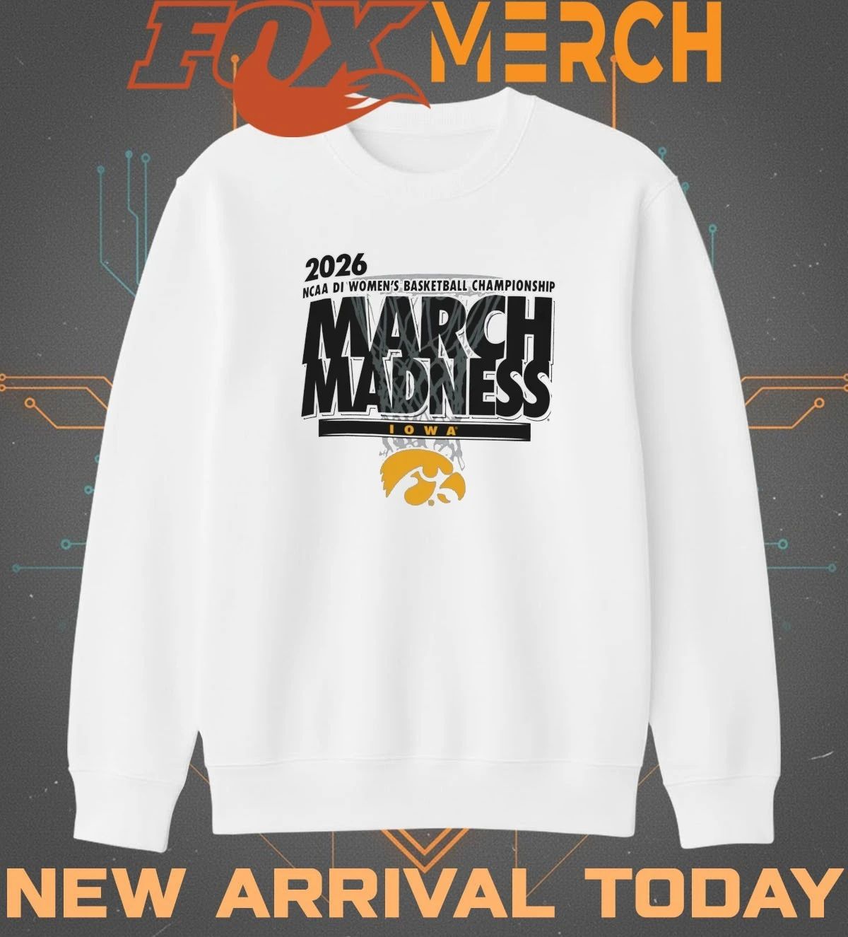 Iowa Hawkeyes 2026 NCAA DI Women’s Basketball Championship March Madness t-shirt