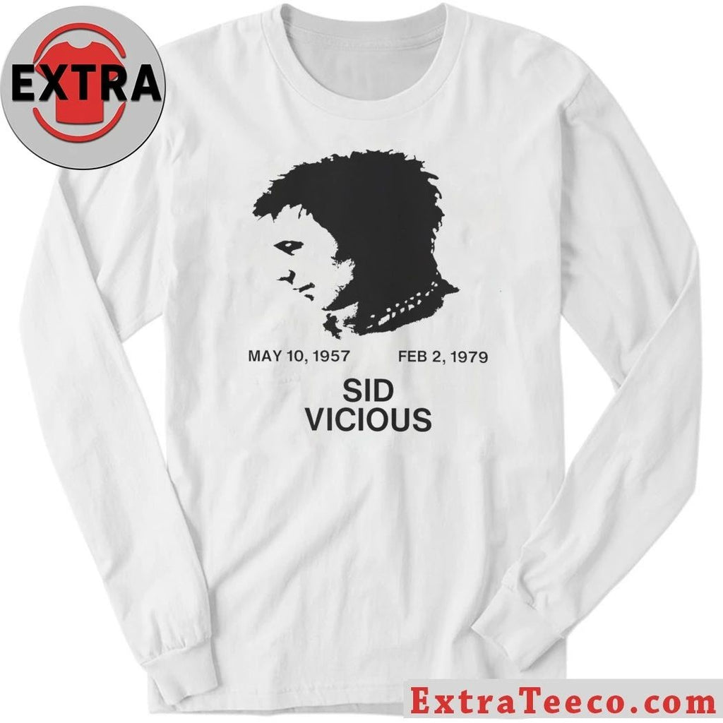 Sid Vicious He was born on May 10, 1957, and died on February 2, 1979 T-Shirt