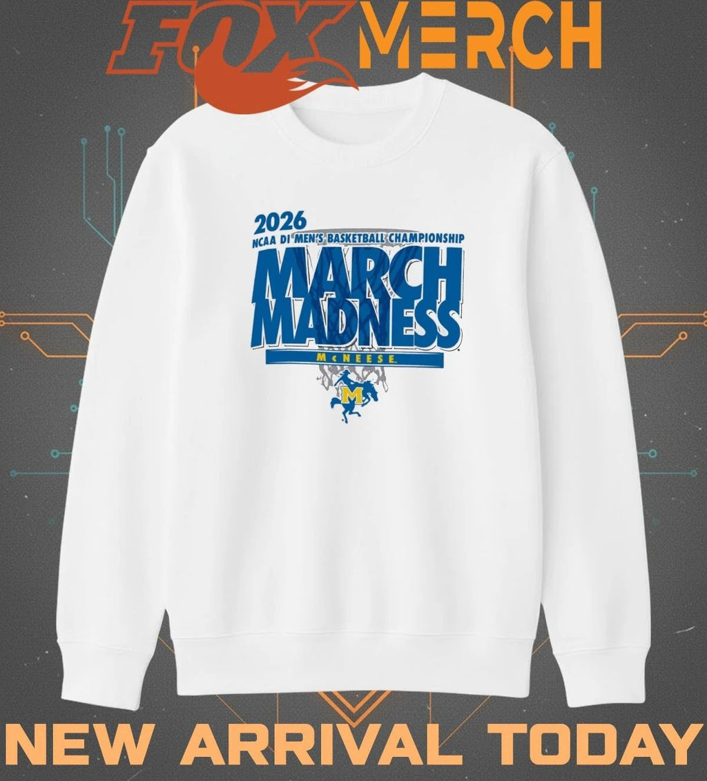 Mcneese State Cowboys 2026 NCAA DI Men’s Basketball Championship March Madness t-shirt