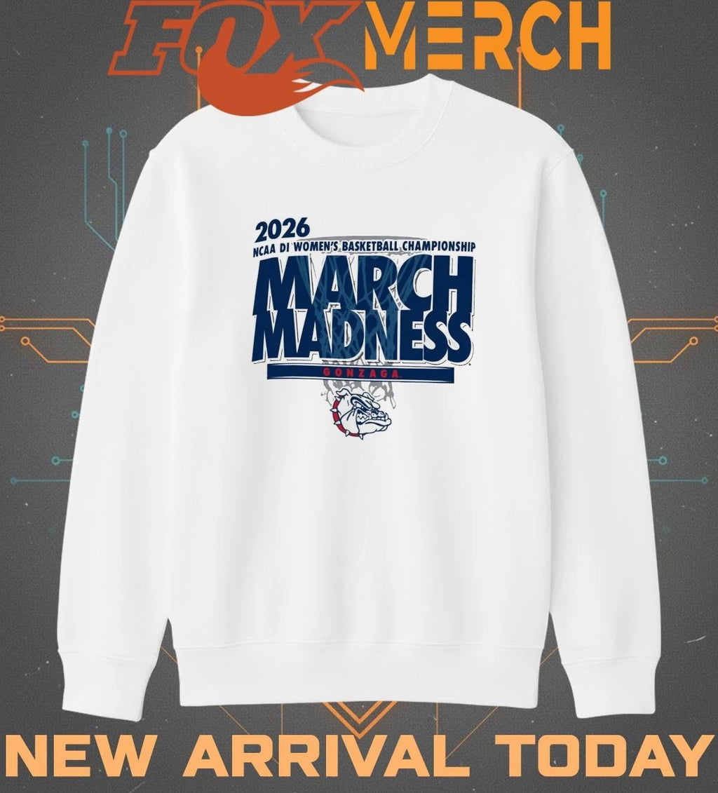 Gonzaga Bulldogs 2026 NCAA DI Women’s Basketball Championship March Madness t-shirt