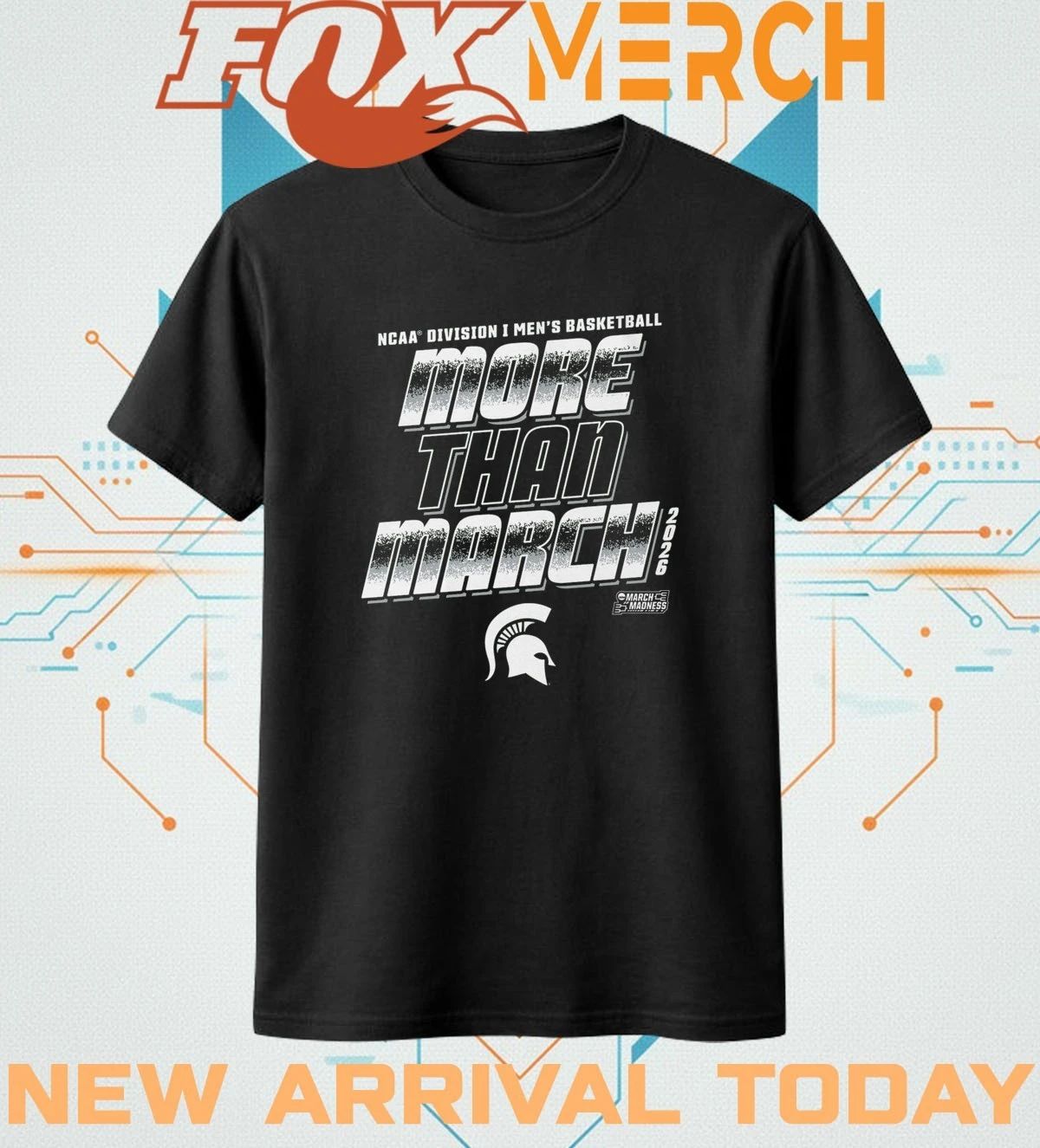 Michigan State Spartans 2026 NCAA Division I Men’s Basketball More Than March Madness t-shirt