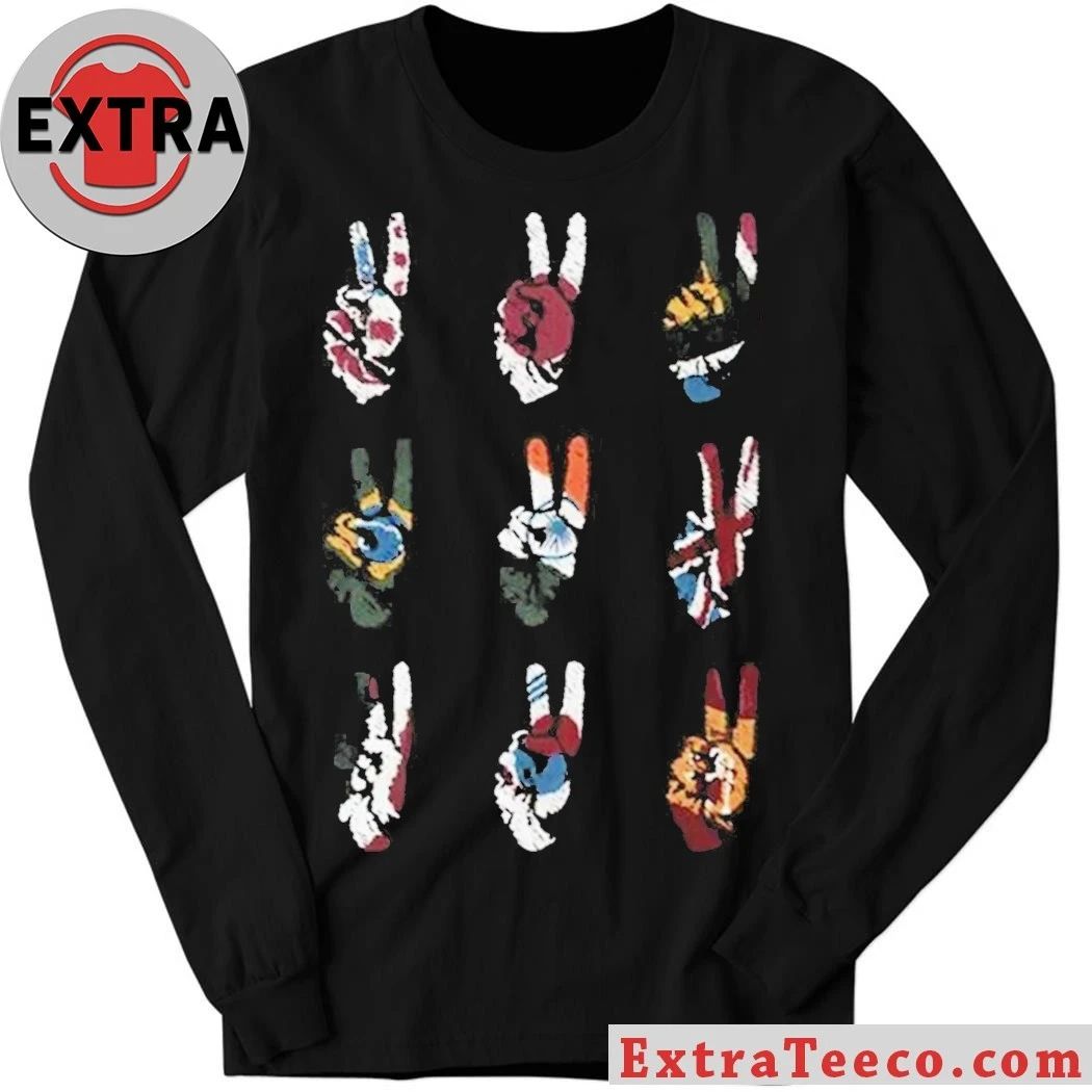 Multi Peace Hand by John Varvatos Shirt