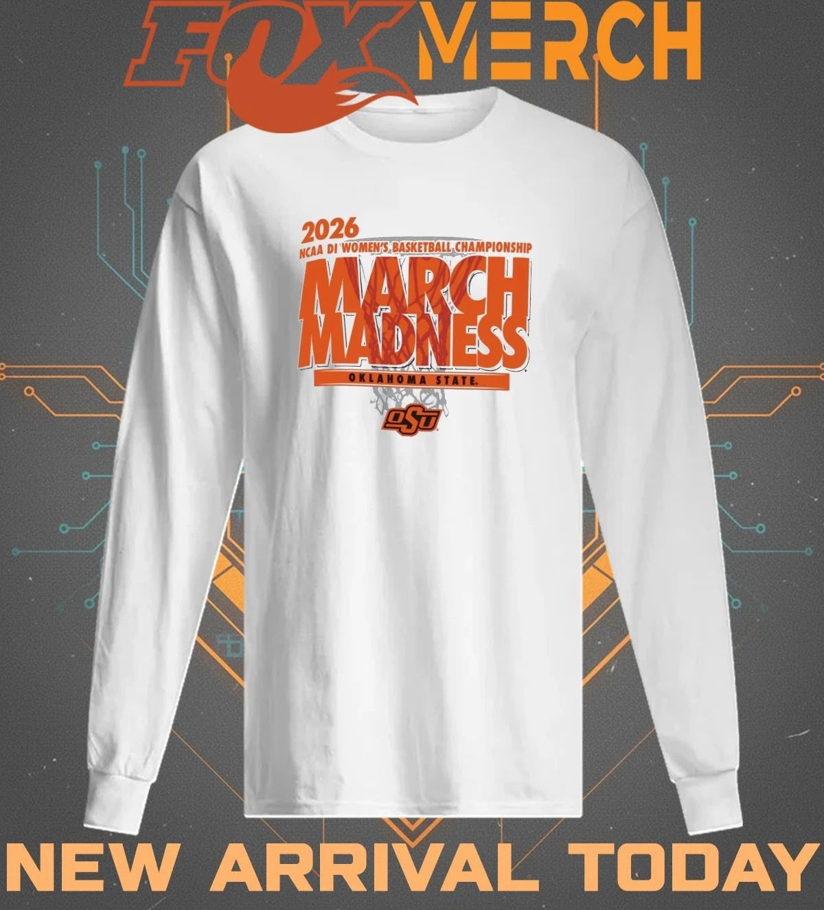 Oklahoma State Cowgirls 2026 NCAA DI Women’s Basketball Championship March Madness shirt