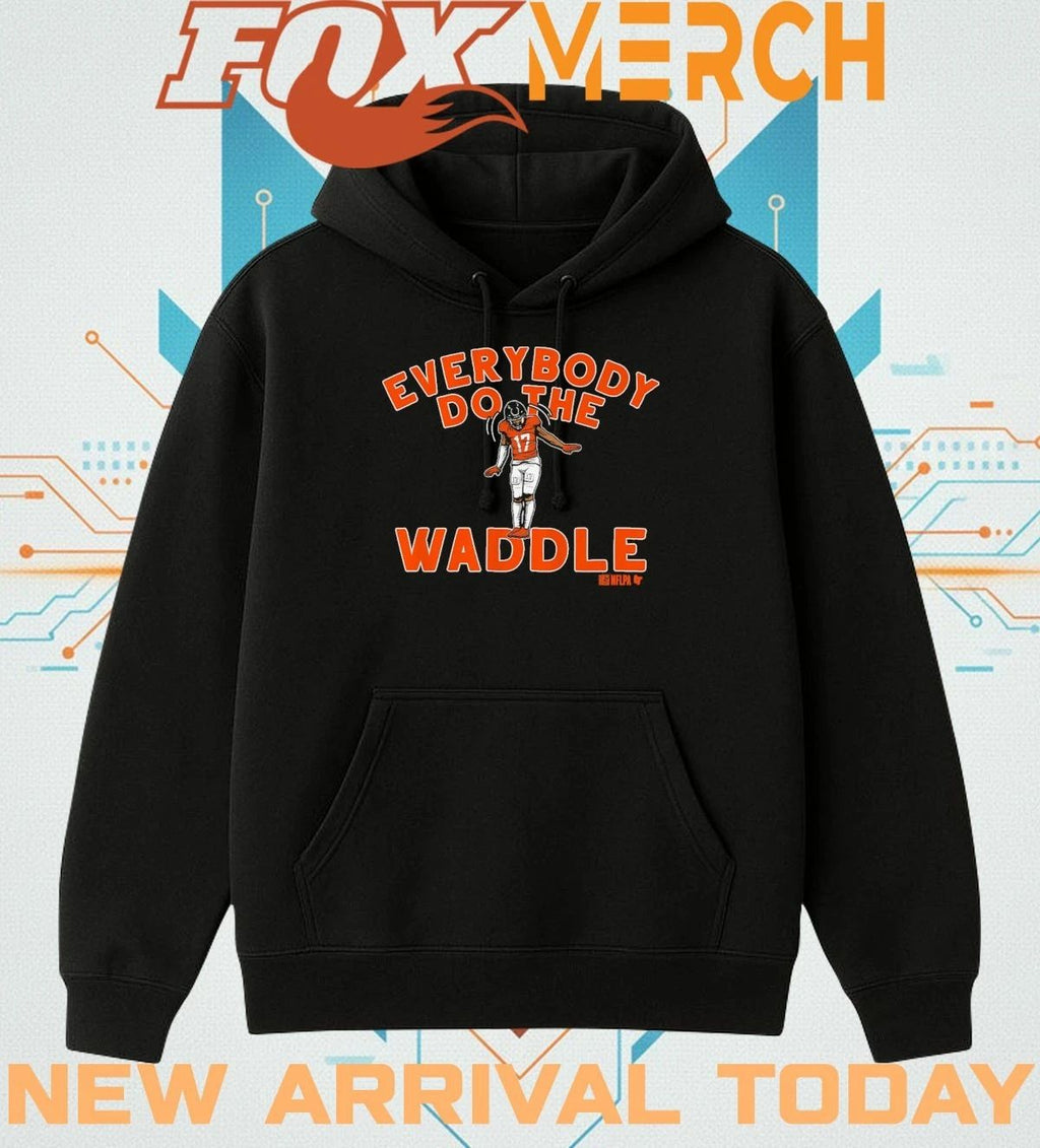 Jaylen Waddle Denver everybody do the waddle t-shirt
