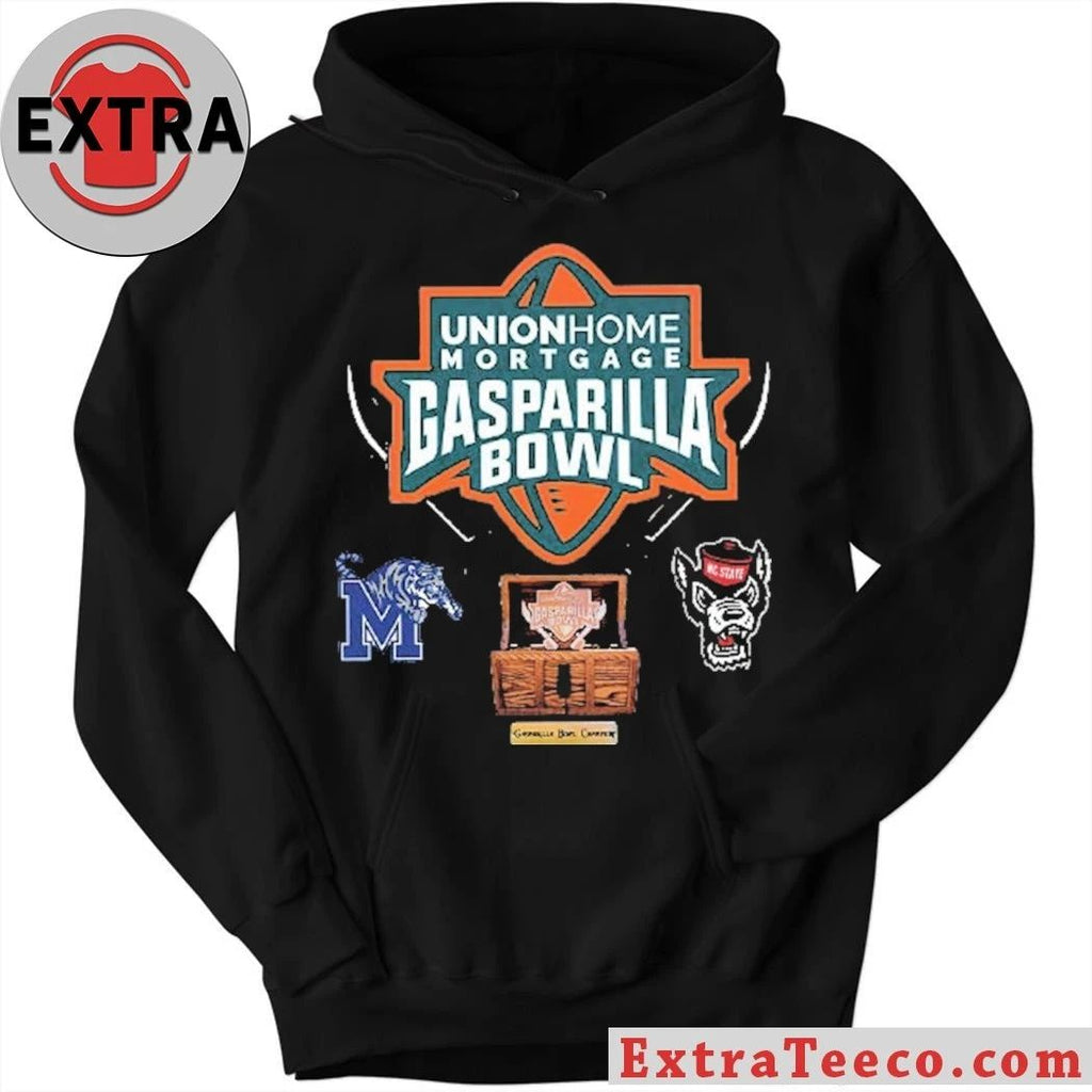 Union Home Mortgage Gasparilla Bowl Memphis Tigers Versus NC State Wolfpack Bowl Season College Football 2025 2026 Logo Shirt