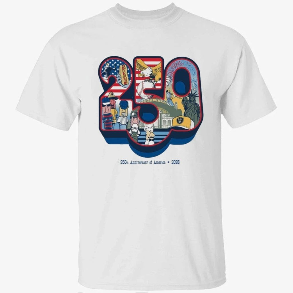 Brewers 250th Anniversary of America 2026 T-Shirt