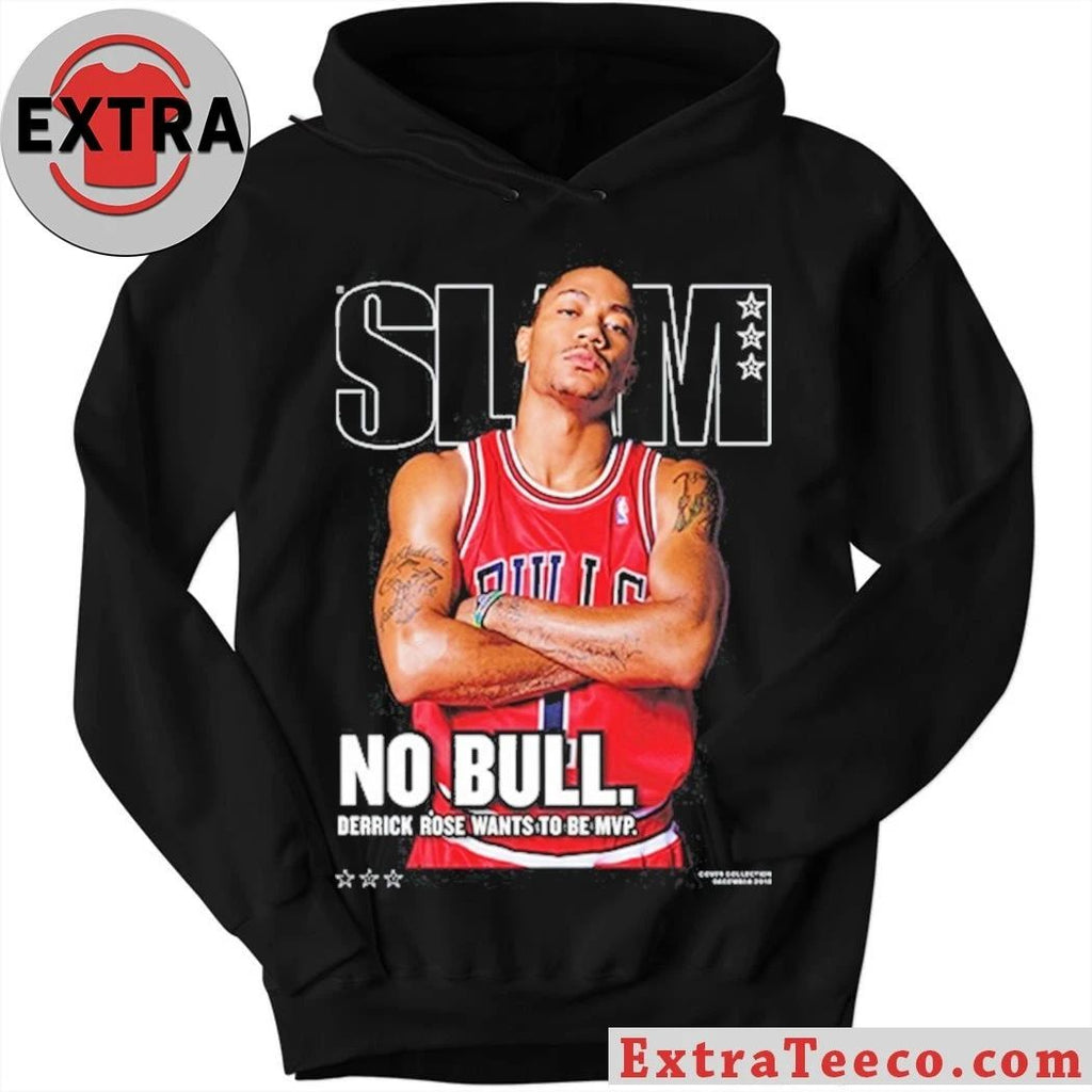 Original Poster cover of SLAM No Bull. Derrick Rose Wants to Be MVP. T-Shirt