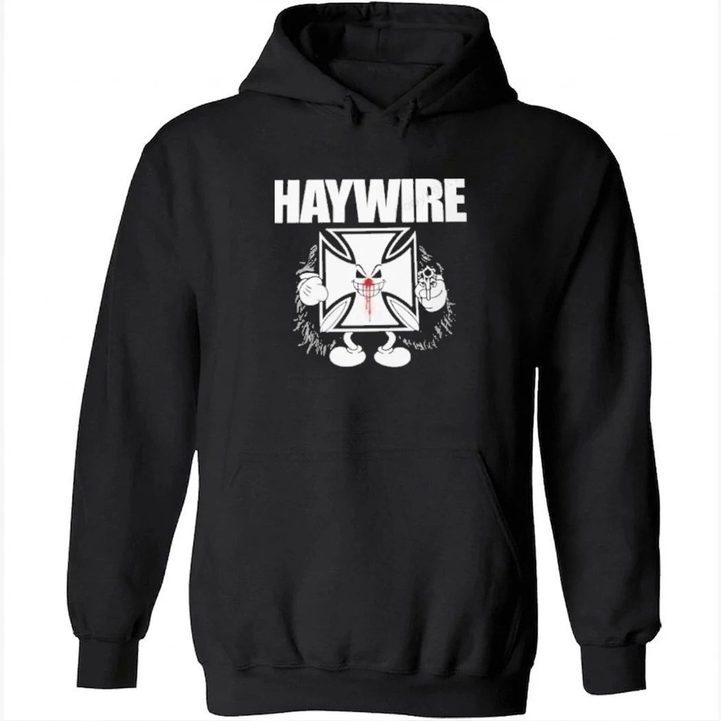 Haywire And Andrew WK Manifesting Collab Tour Concept 2026 By Microwave Salad Logo Shirt