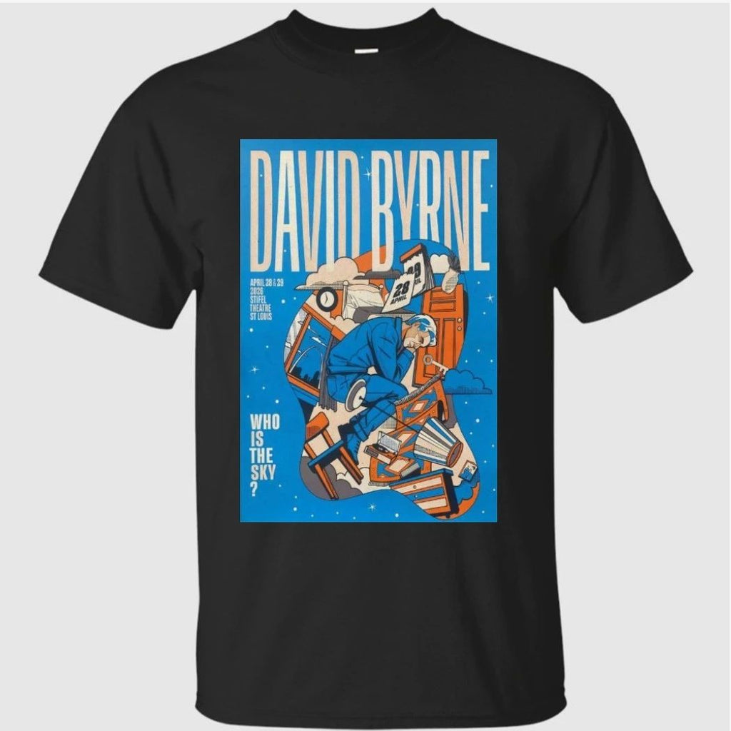 David Byrne 4-29-2026 St. Louis MO Poster Shirt