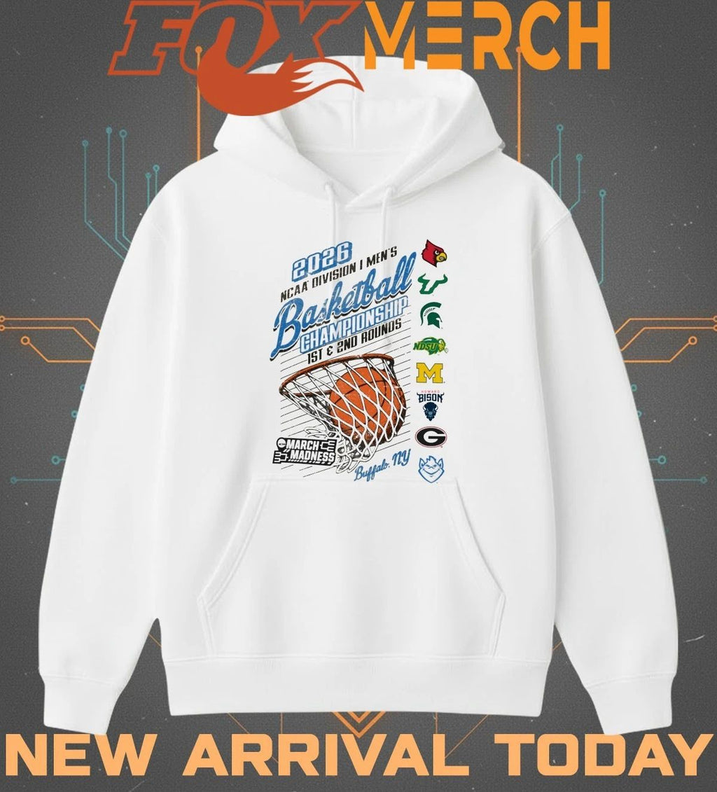 2026 NCAA DI Men’s Basketball Championship 1st & 2nd Rounds Buffalo t-shirt