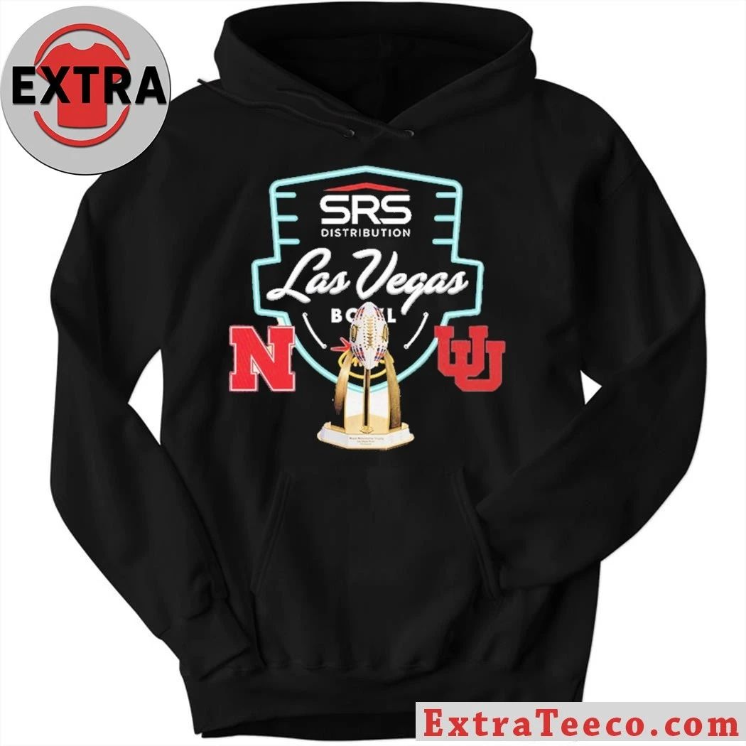 SRS Distribution Las Vegas Bowl Nebraska Cornhuskers Versus Utah Utes Bowl Season College Football 2025 2026 Logo Shirt