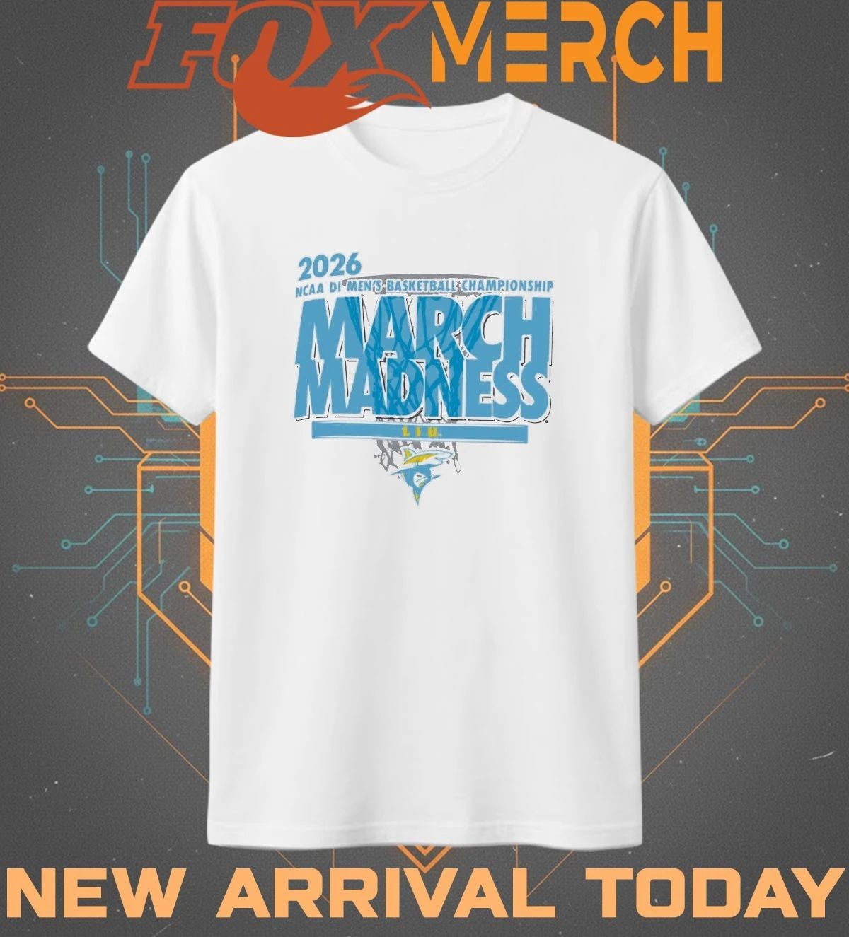 Liu Sharks 2026 NCAA DI Men’s Basketball Championship March Madness t-shirt