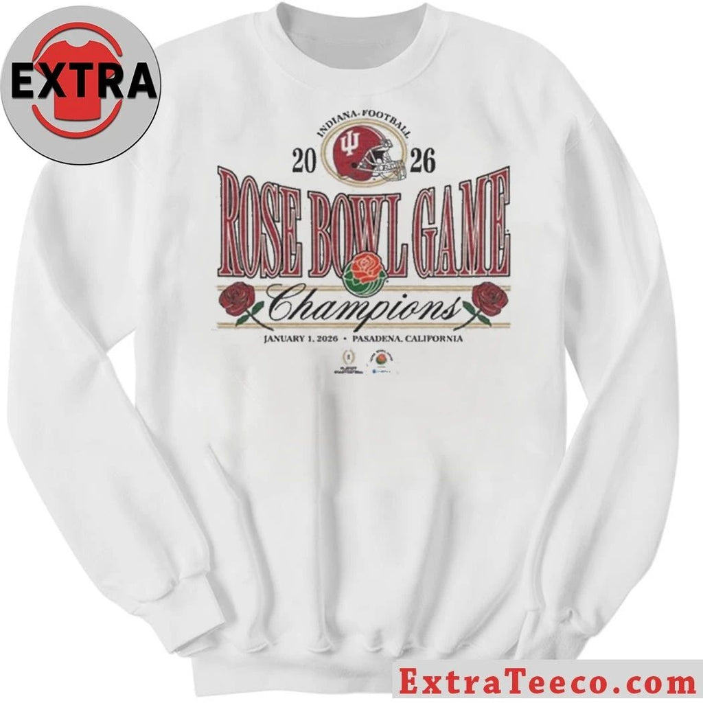 Original This t-shirt commemorates the Indiana Football team’s victory in the Rose Bowl Game on January 1, 2026, in Pasadena, California.