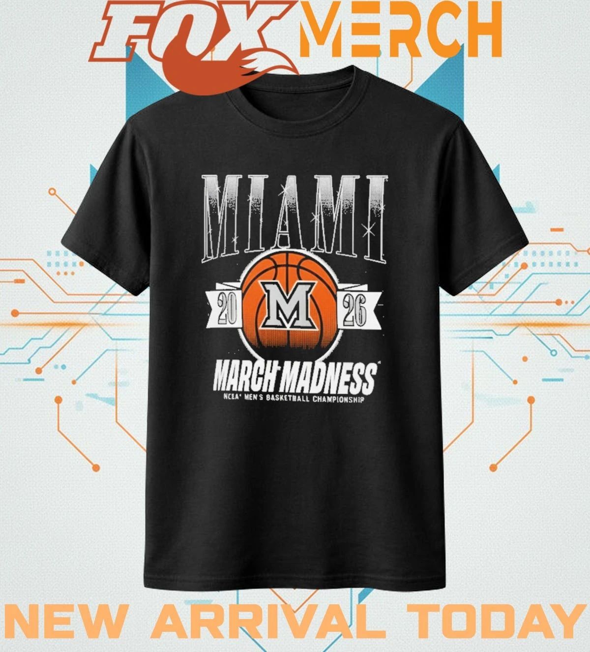 Miami RedHawks 2026 March Madness NCAA men’s basketball Championship t-shirt