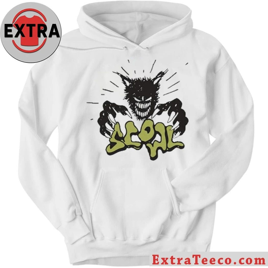 Scowl Cartoon Wolf 2026 T-Shirt