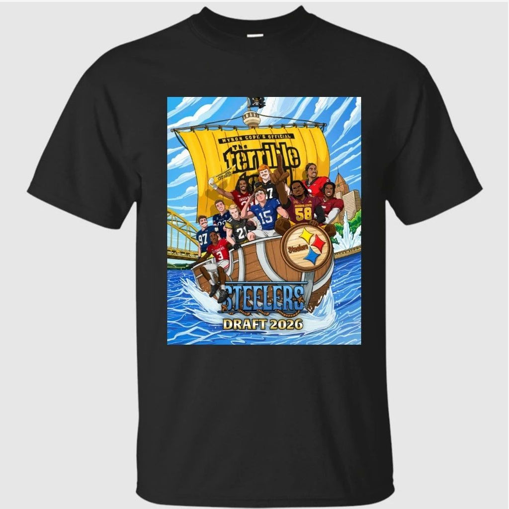 Steelers Draft 2026 Myron Cope’s Official The Terrible Poster Shirt