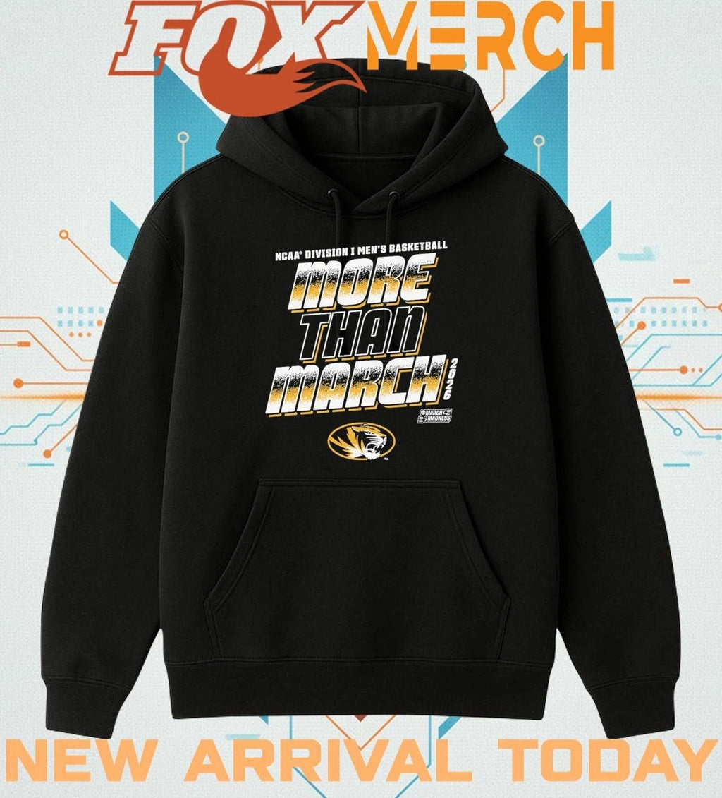 Mizzou Tigers 2026 NCAA Division I Men’s Basketball More Than March Madness t-shirt