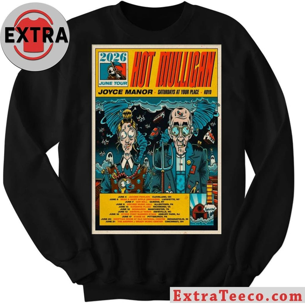 Mulligan Alternative Rock Tour 2026 Poster Shirt