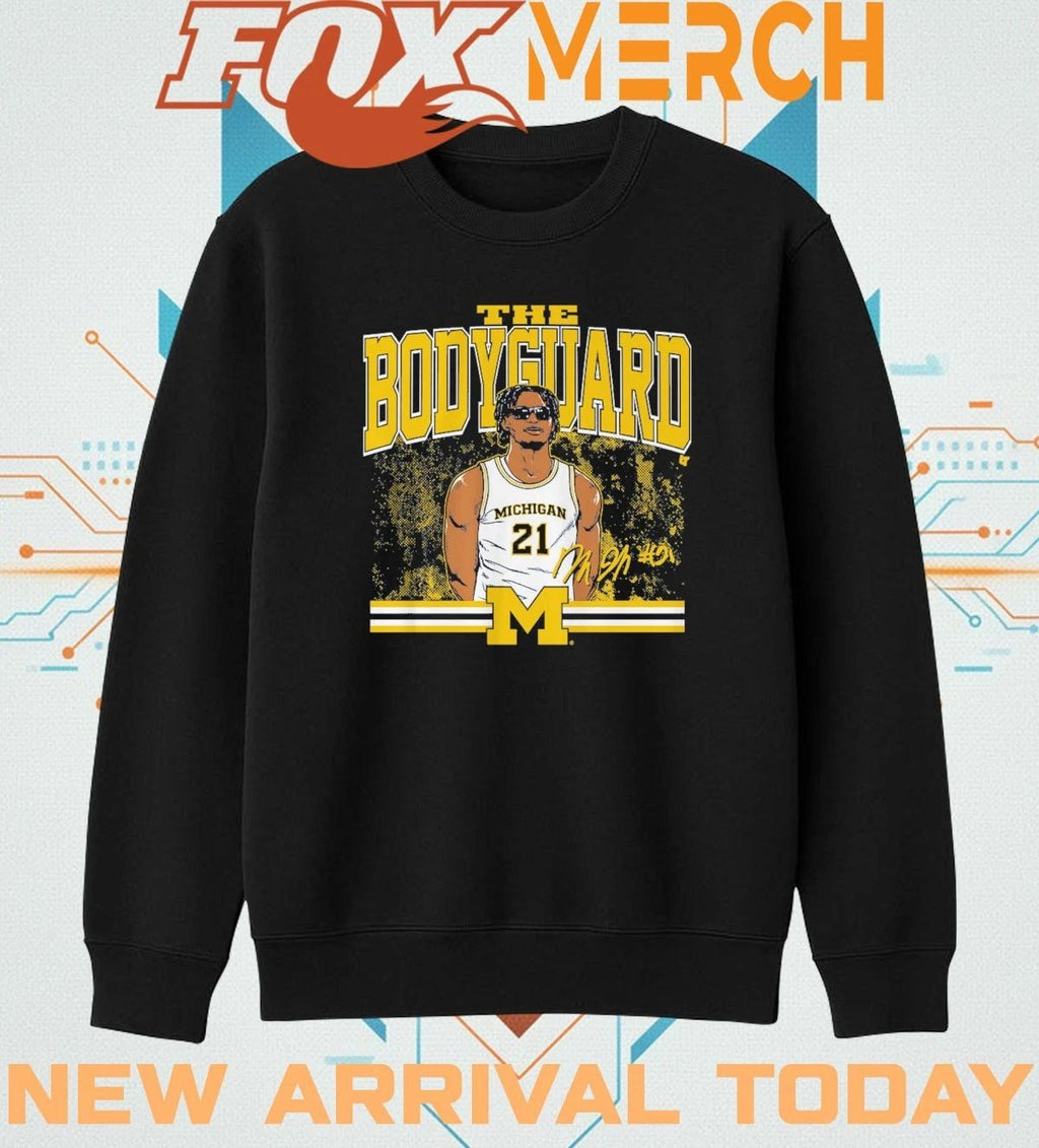 Michigan Wolverines Basketball Morez Johnson Jr. The Bodyguard t-shirt