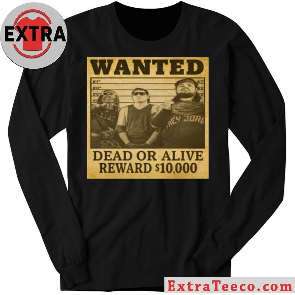 WANTED Dead Or Alive Reward 10 000 T-shirt