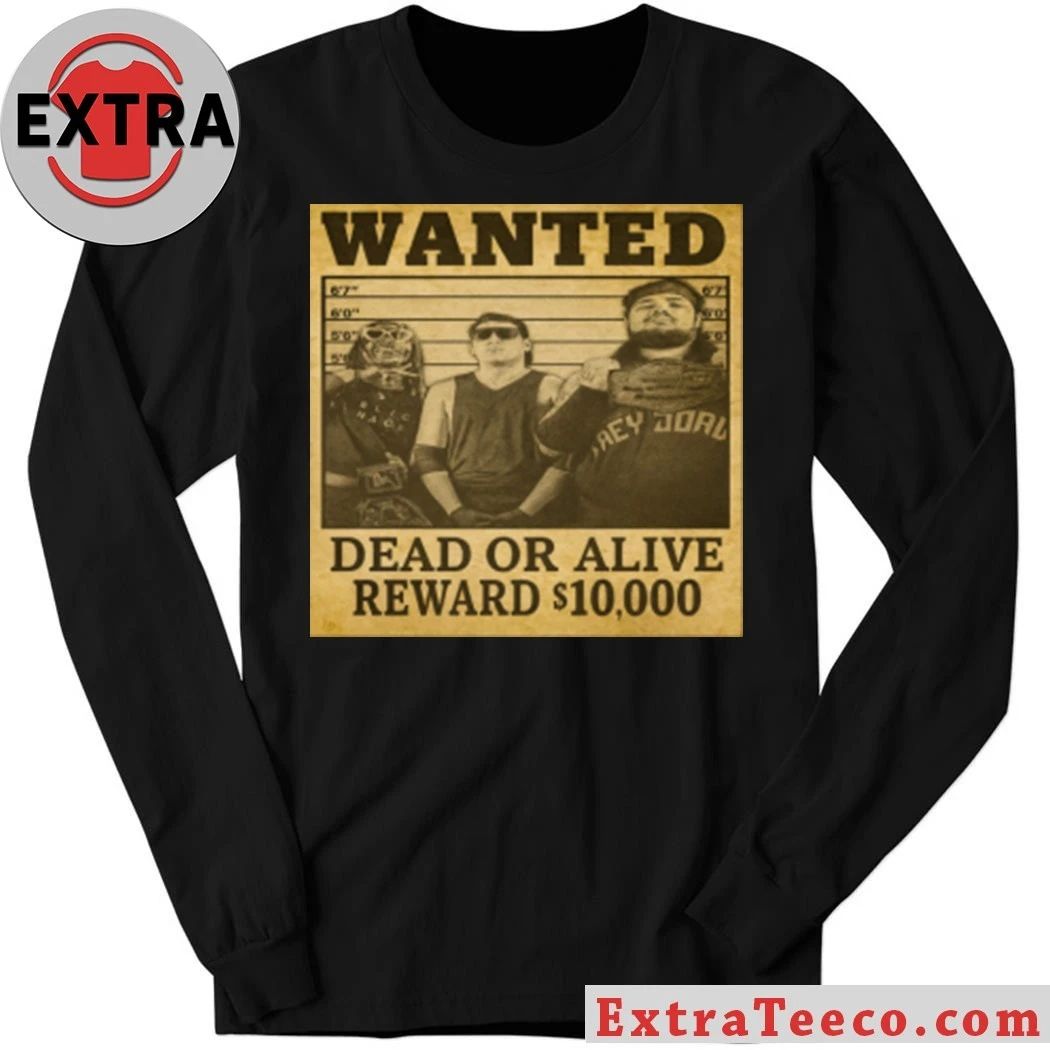 WANTED Dead Or Alive Reward 10 000 T-shirt