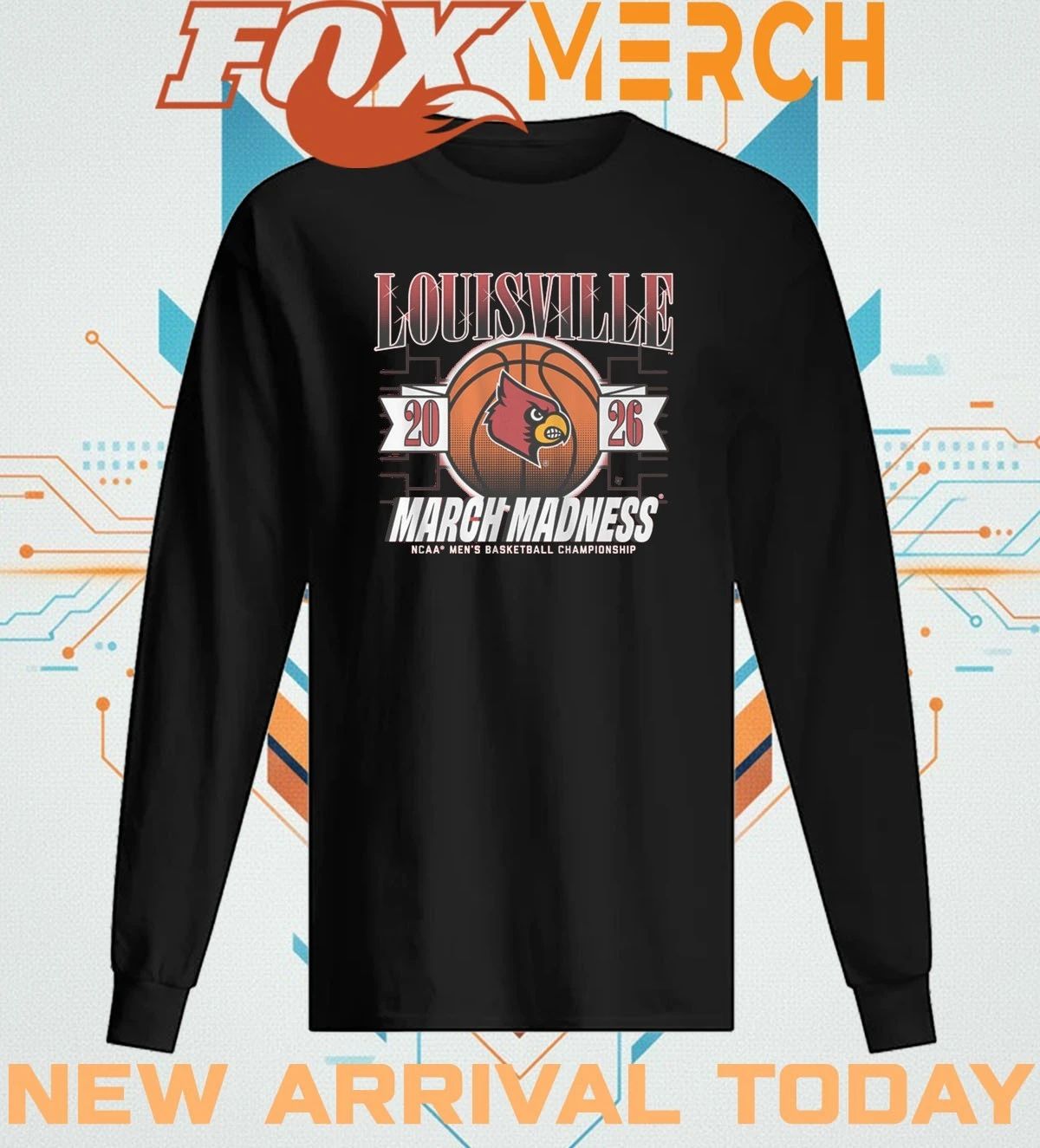 Louisville Cardinals Men’s Basketball 2026 March Madness t-shirt