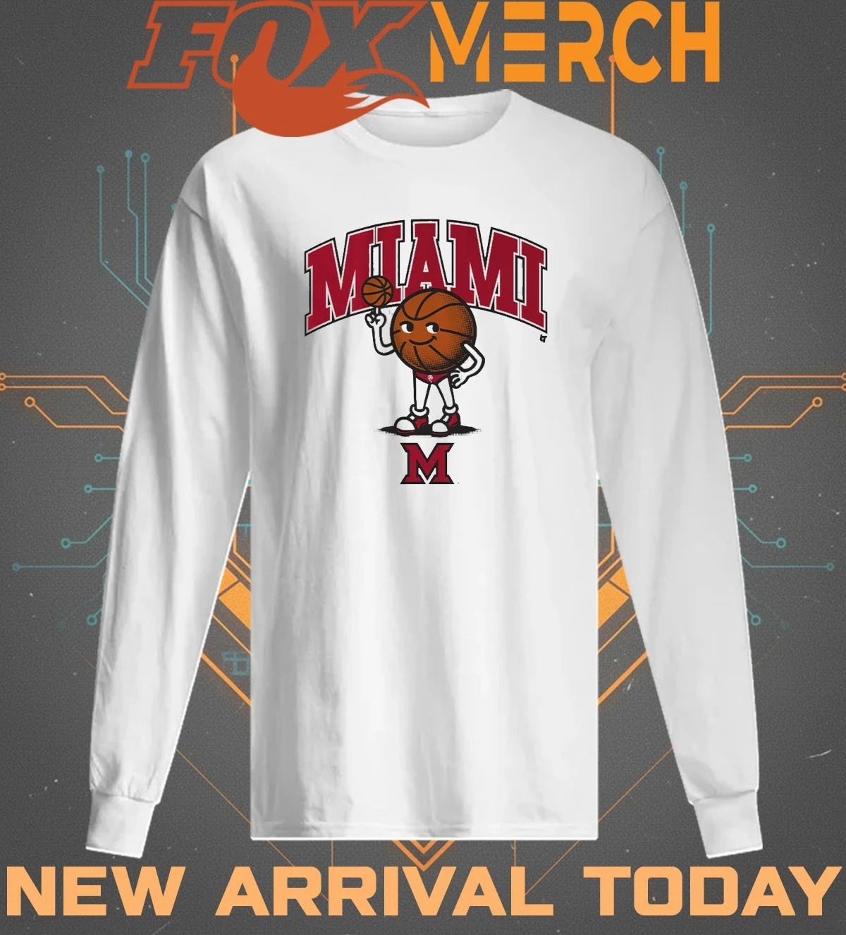 Miami OH RedHawks Swimsuit Basketball t-shirt