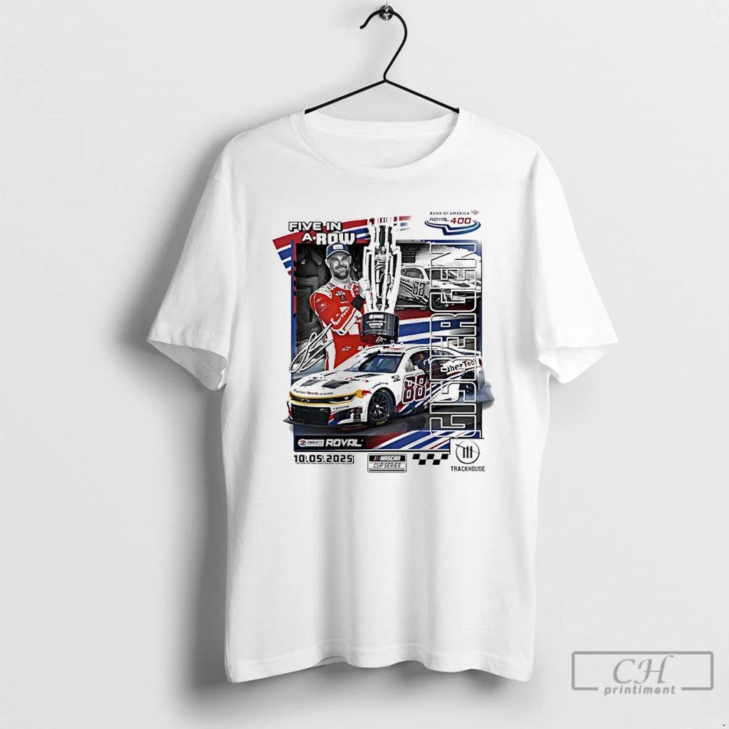 Premium Shane Van Gisbergen 2025 Bank Of America Roval 400 Race Win Signature T Shirts