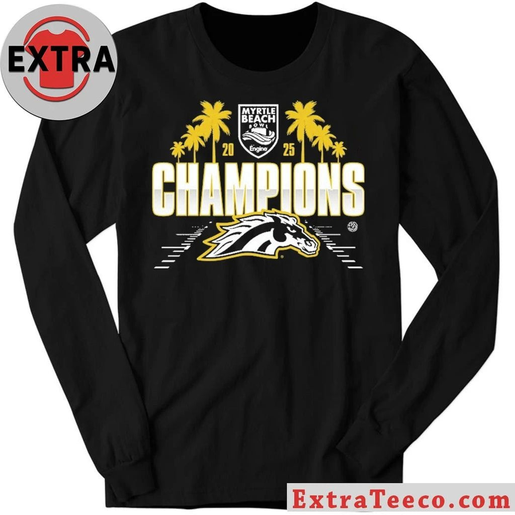 Western Michigan Broncos 2025 NCAA Football Myrtle Beach Bowl Champions Shirt
