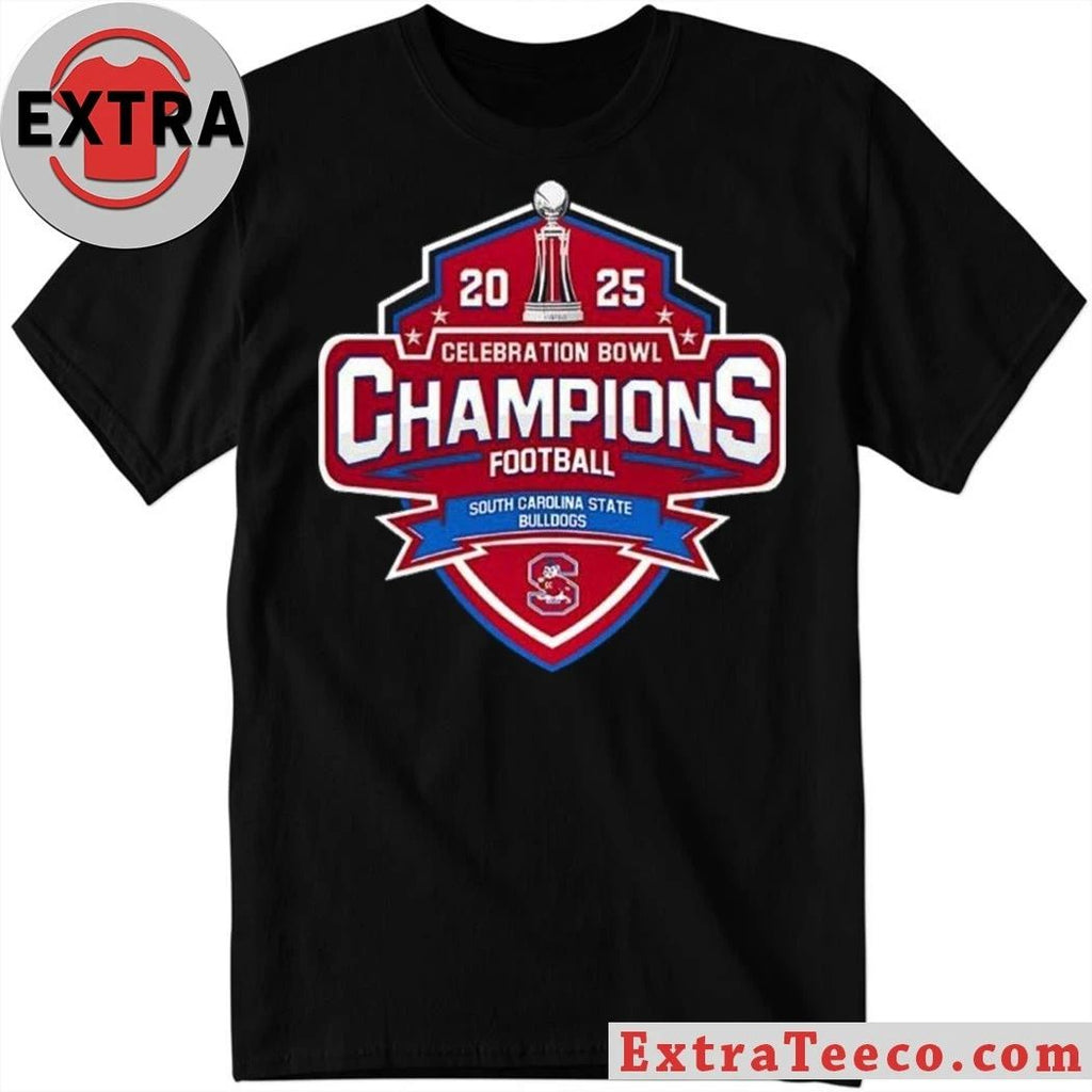 South Carolina State Bulldogs 2025 Celebration Bowl Champions South Carolina State defeated Prairie View A&M T-Shirt
