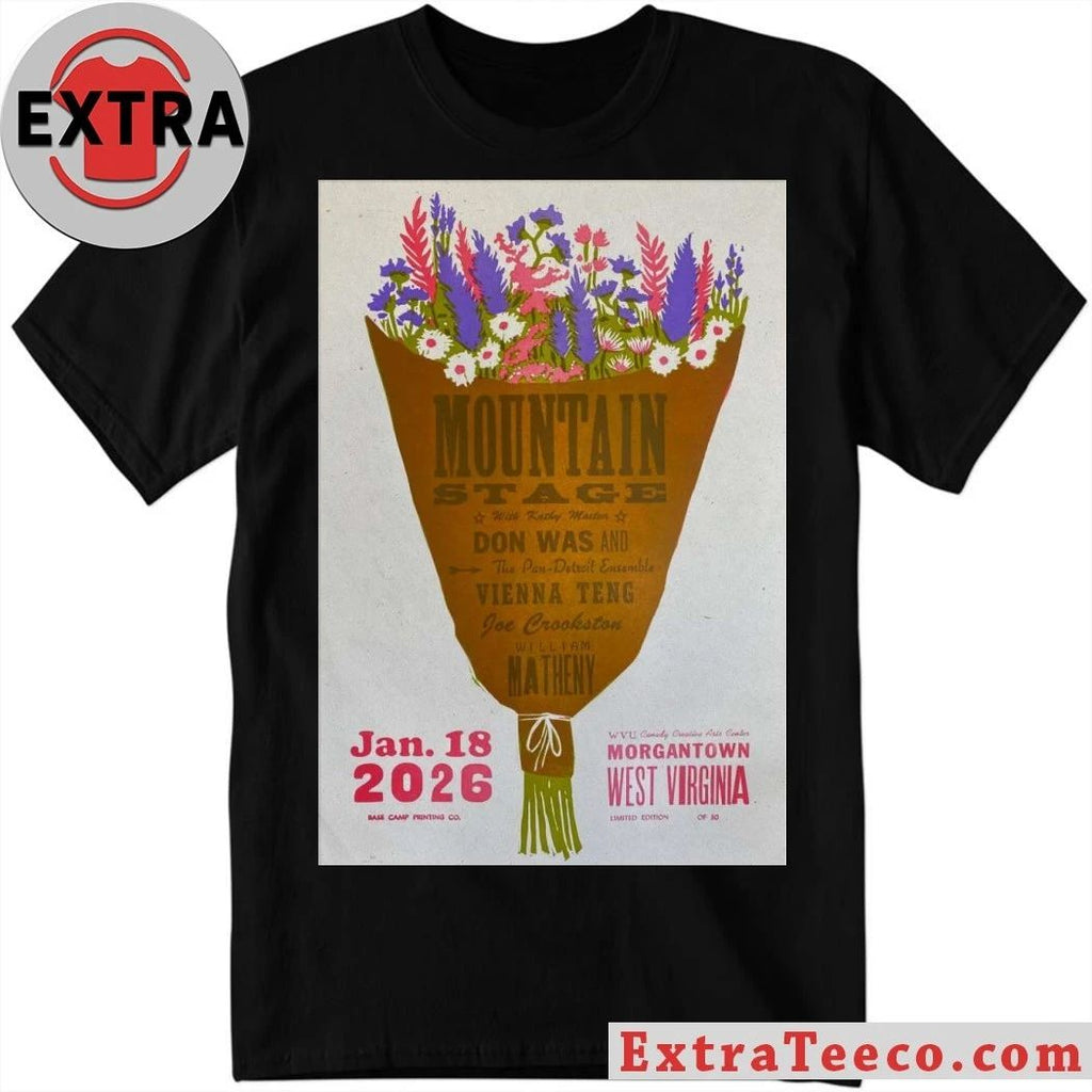 Mountain Stage Morgantown West Virginia 2026 Poster Shirt