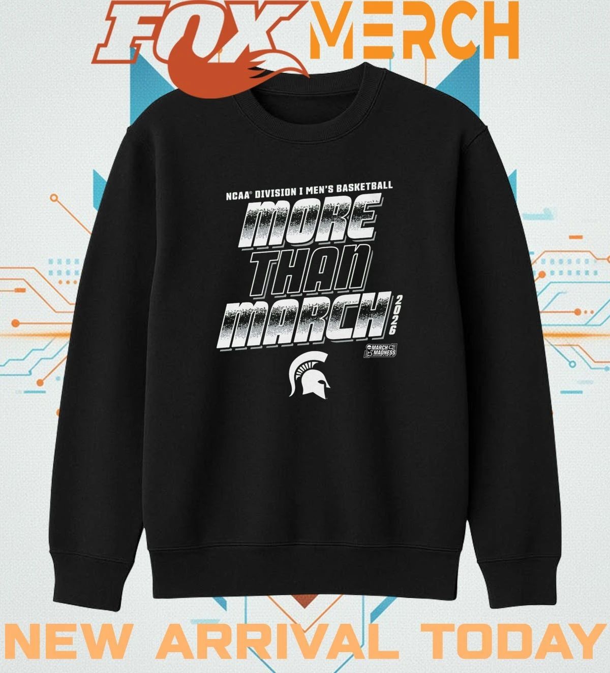 Michigan State Spartans 2026 NCAA Division I Men’s Basketball More Than March Madness t-shirt