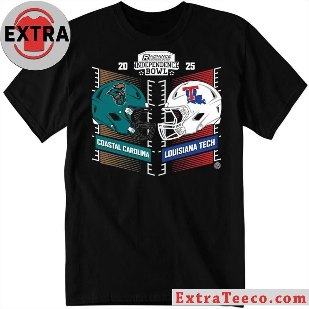 Radiance Technologies Independence Bowl 2025 between Coastal Carolina and Louisiana Tech at Independence Stadium in Shreveport, Louisiana Shirt